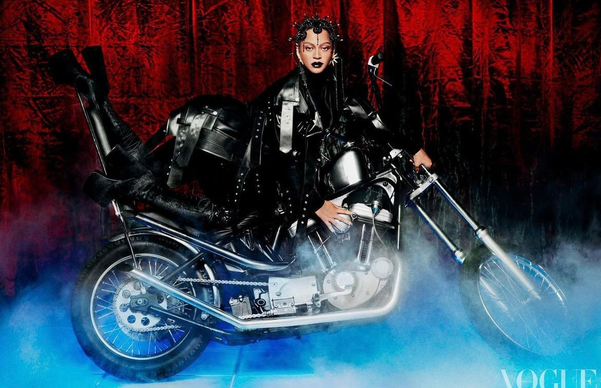 Beyonce on Beckys Sportster - VOGUE Magazine Summer 2022