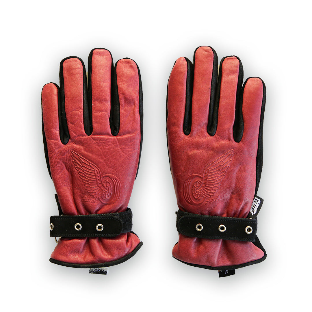 Burgundy Waterproof Lined Winter Gloves β AXEL CO