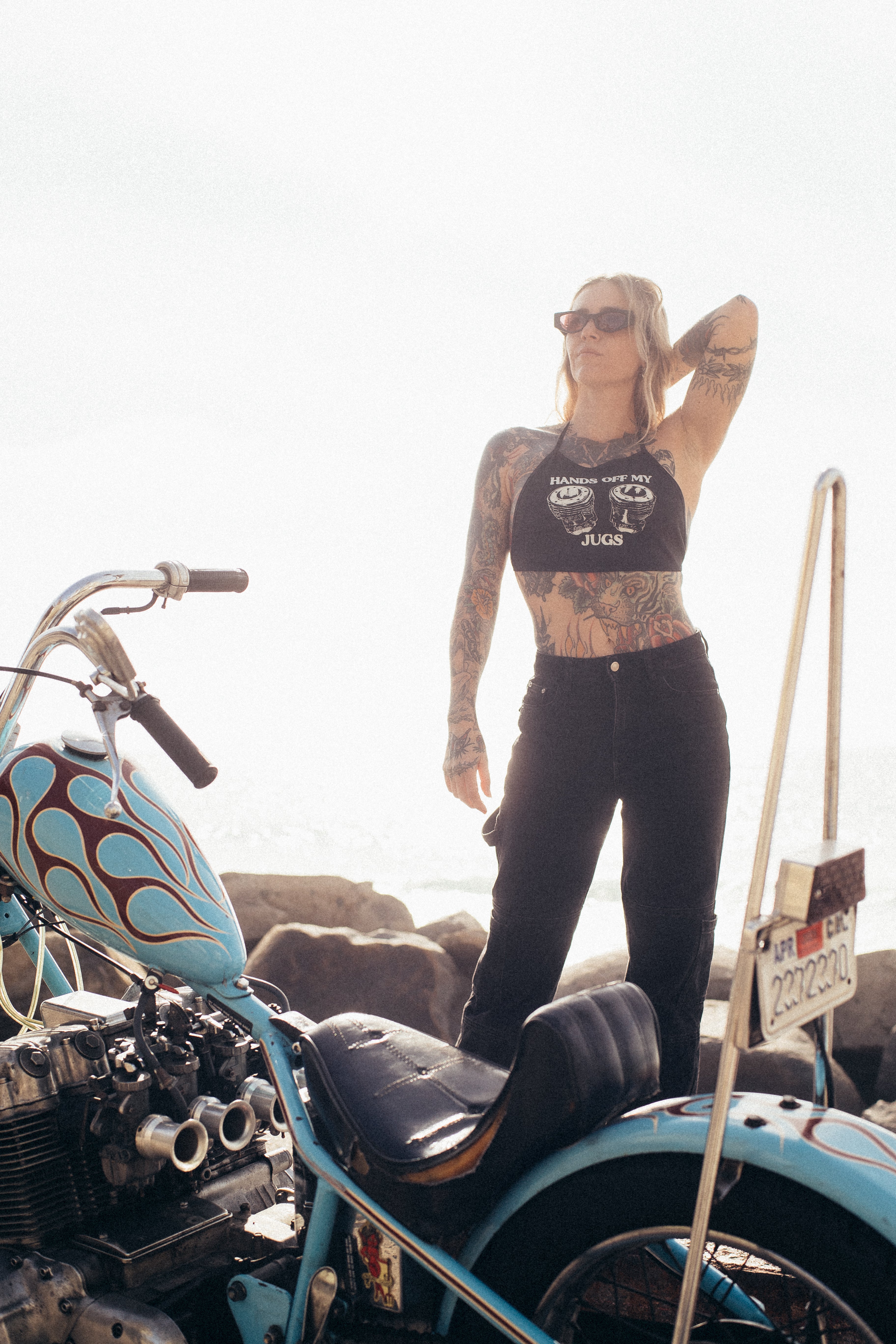 Hands Off My Jugs Halter Top