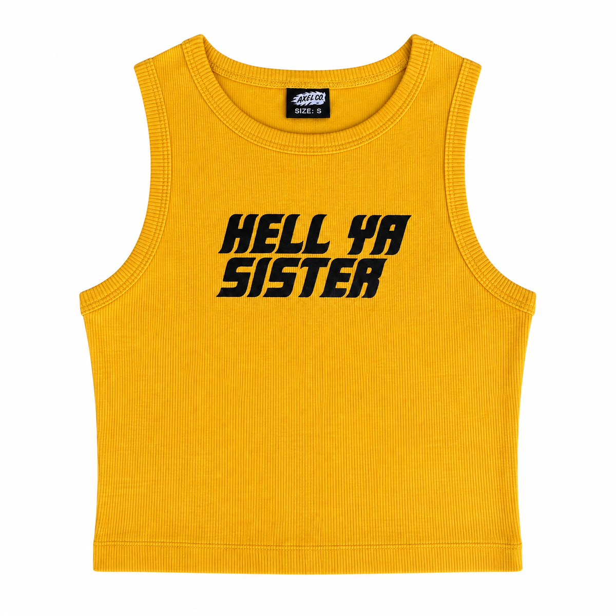 "Hell Ya Sister" Cropped Tank Top