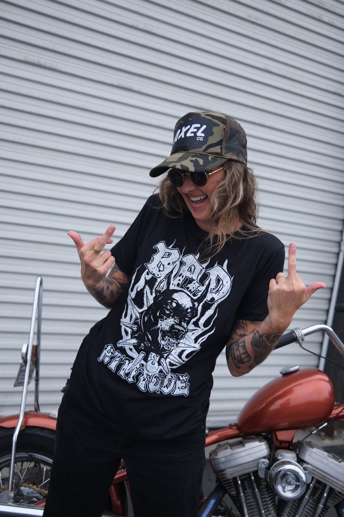 "BAD ATTITUDE" TEE