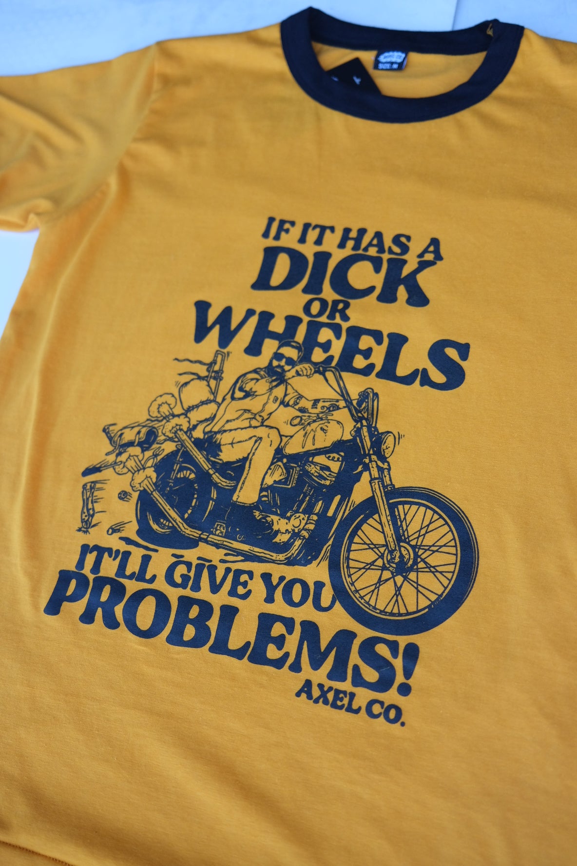"Dick or Wheels" Ringer Tee