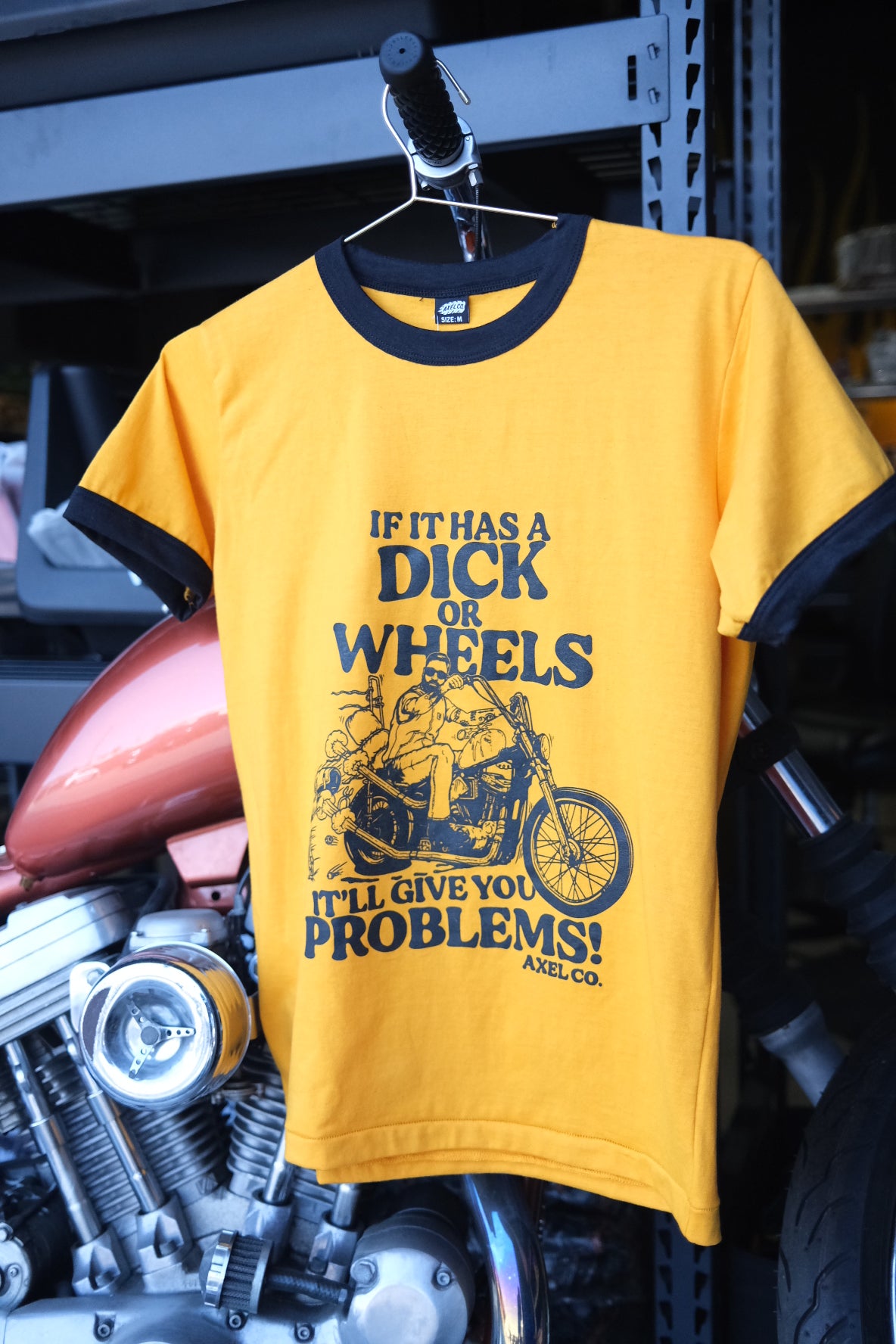"Dick or Wheels" Ringer Tee