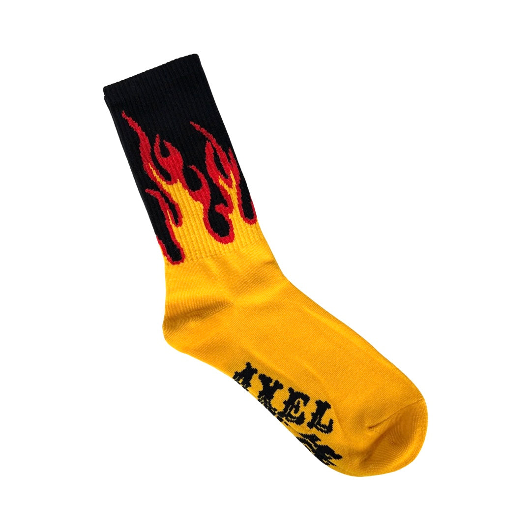 Flame Yellow SOCKS