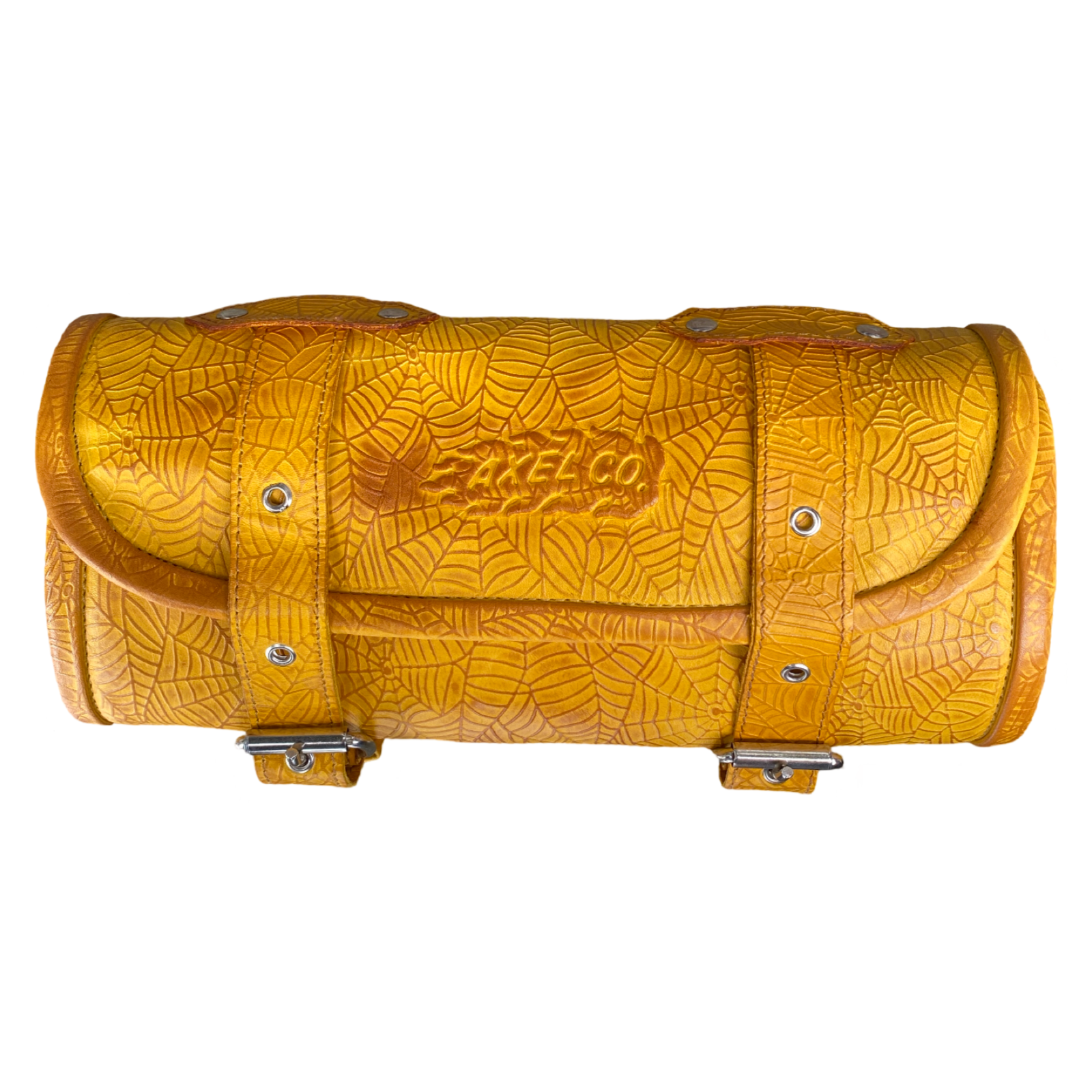 Yellow Spider Web Tool Roll with Tools