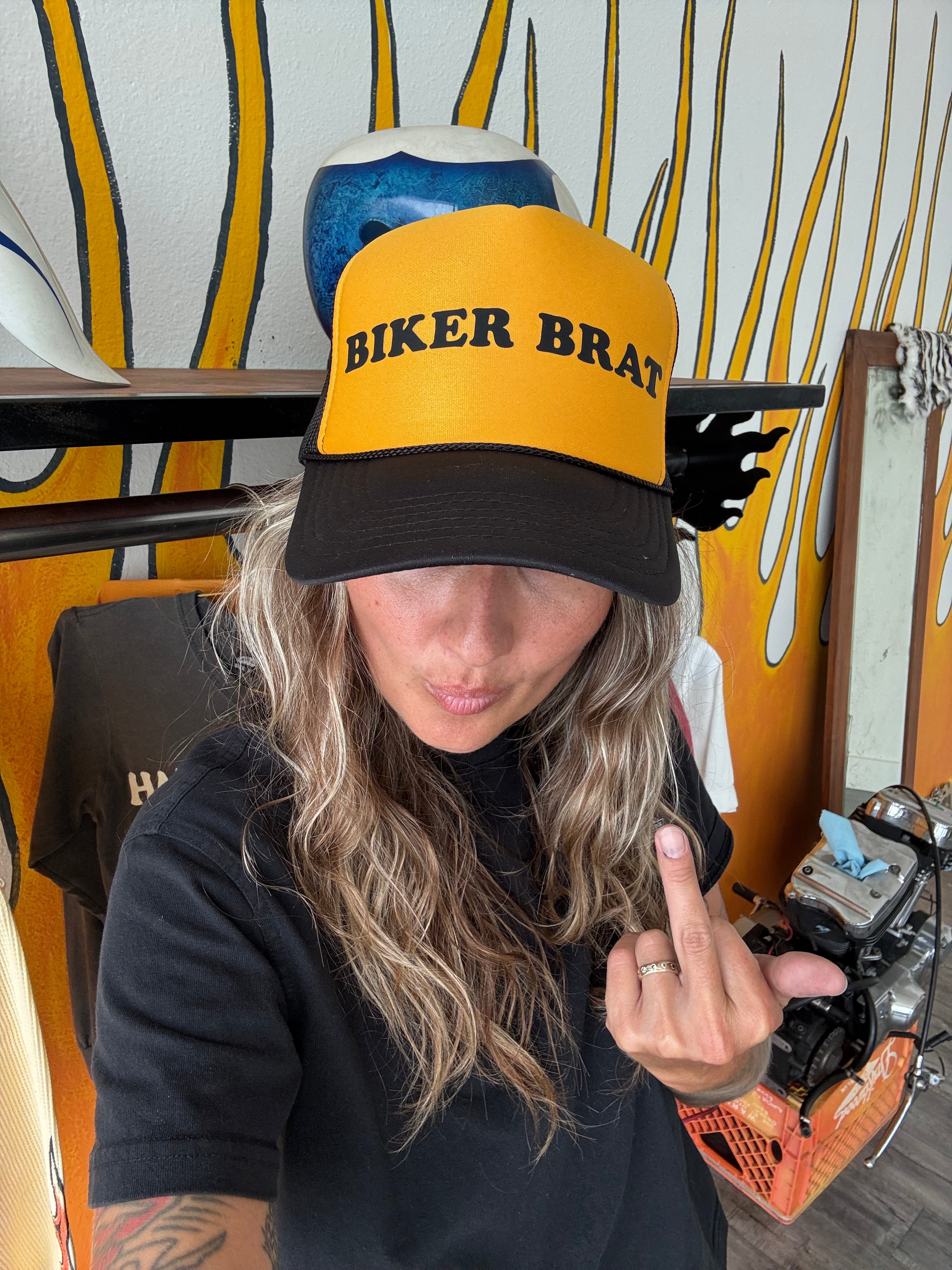 "Biker Brat" Trucker Hat