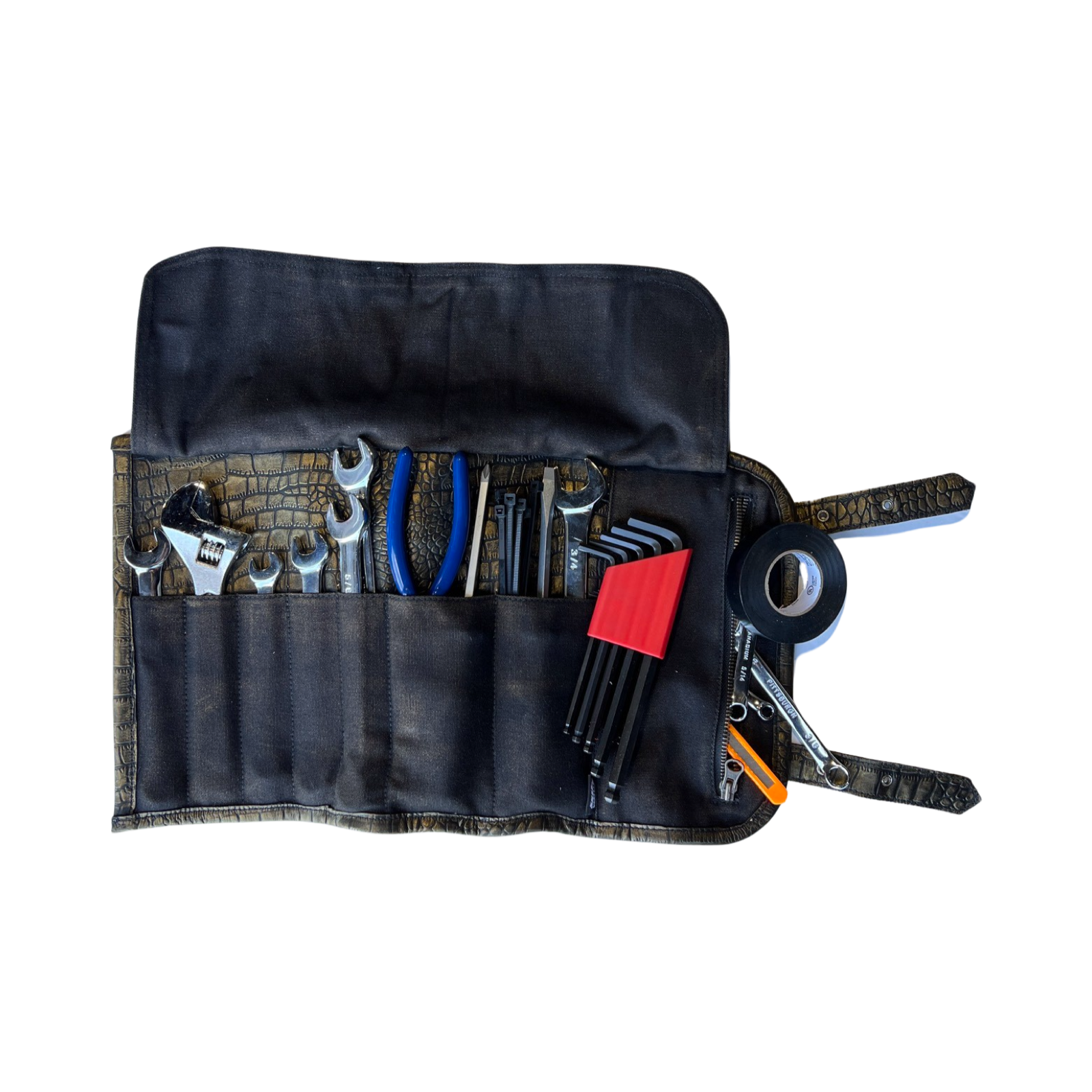 Alligator Tool Roll with Tools