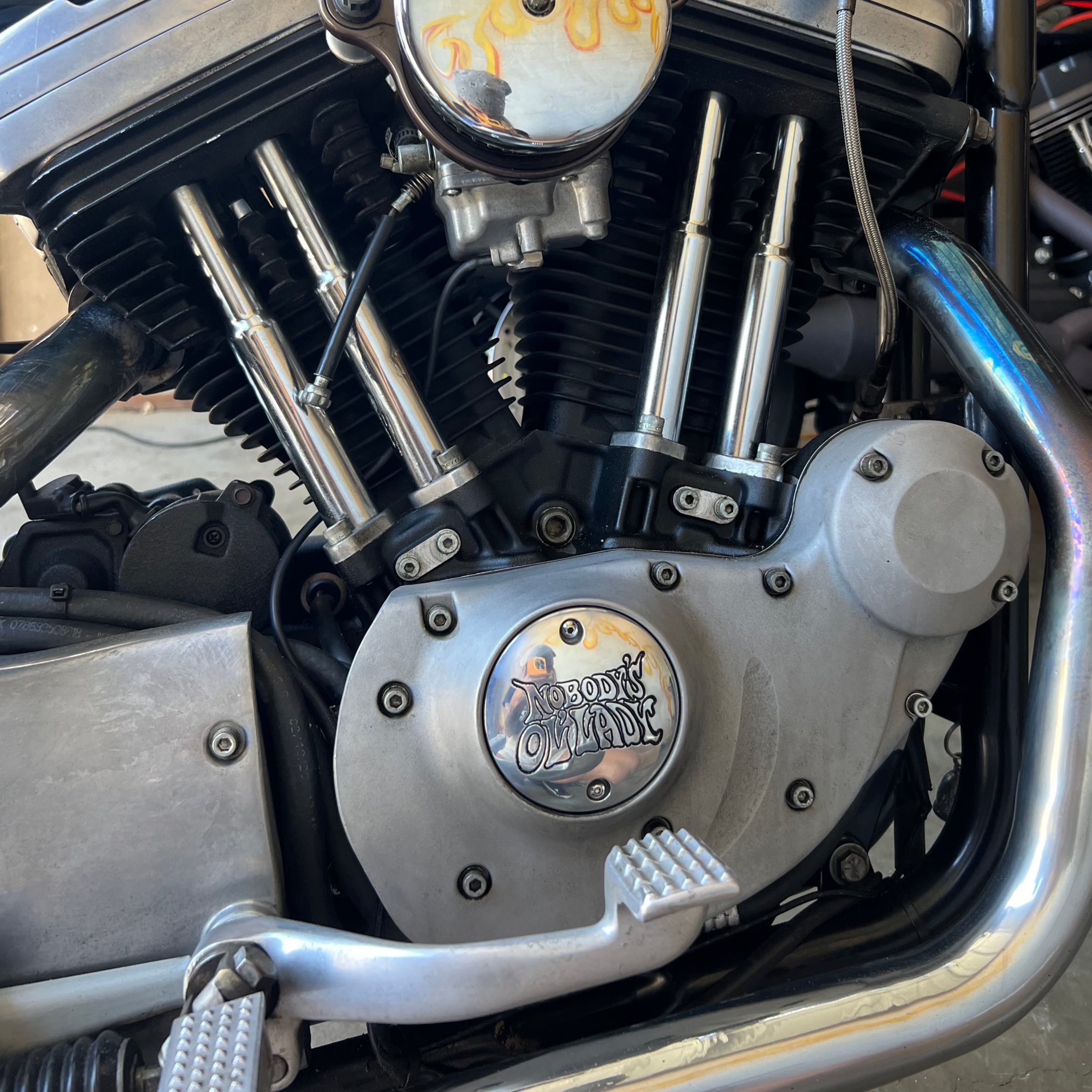 "Nobody's ol' Lady" Motorcycle Points Cover