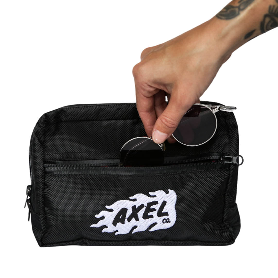 Axel Co Black Motorcycle Bar Bag