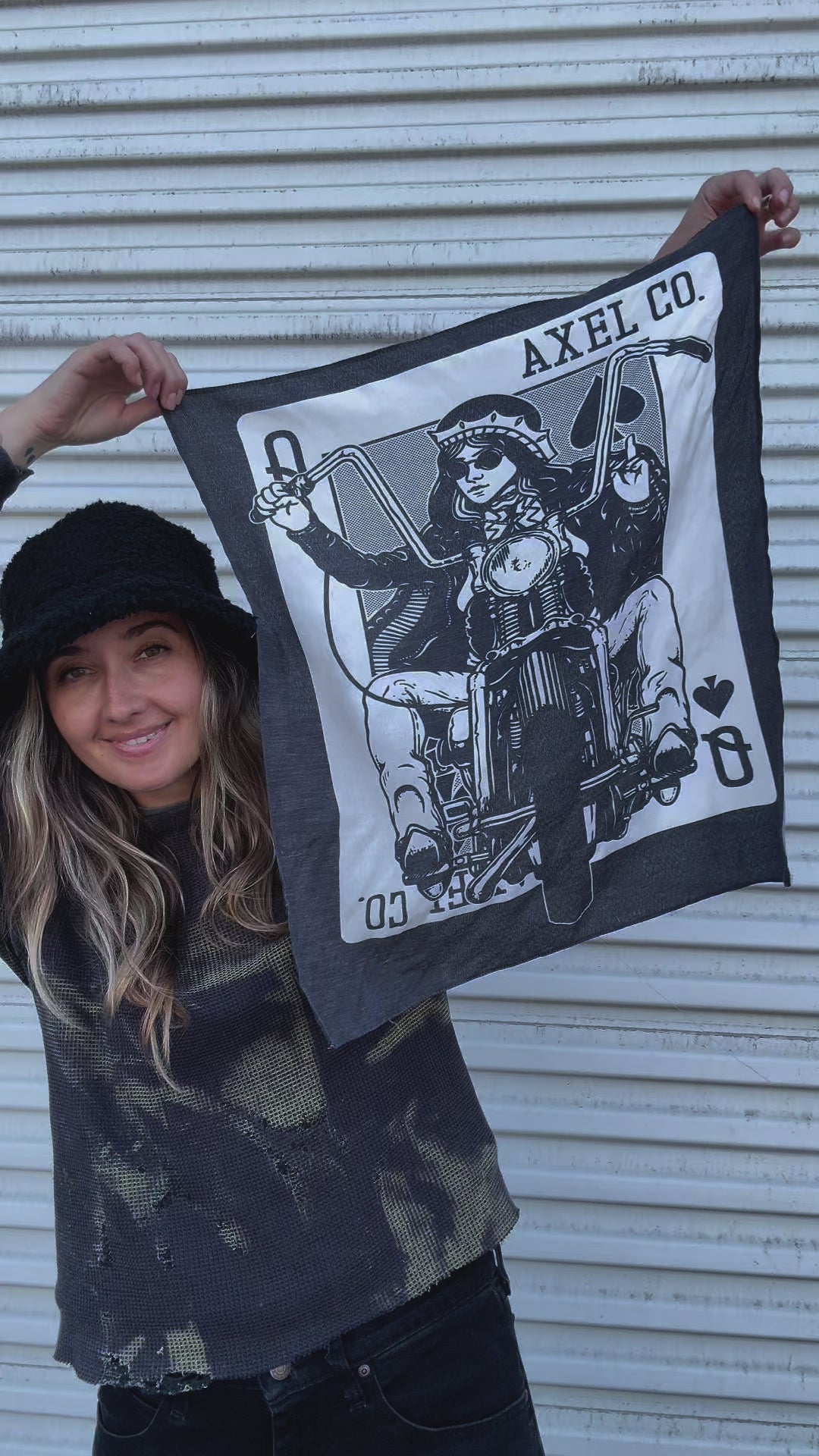"Queen of Spades" Bandana