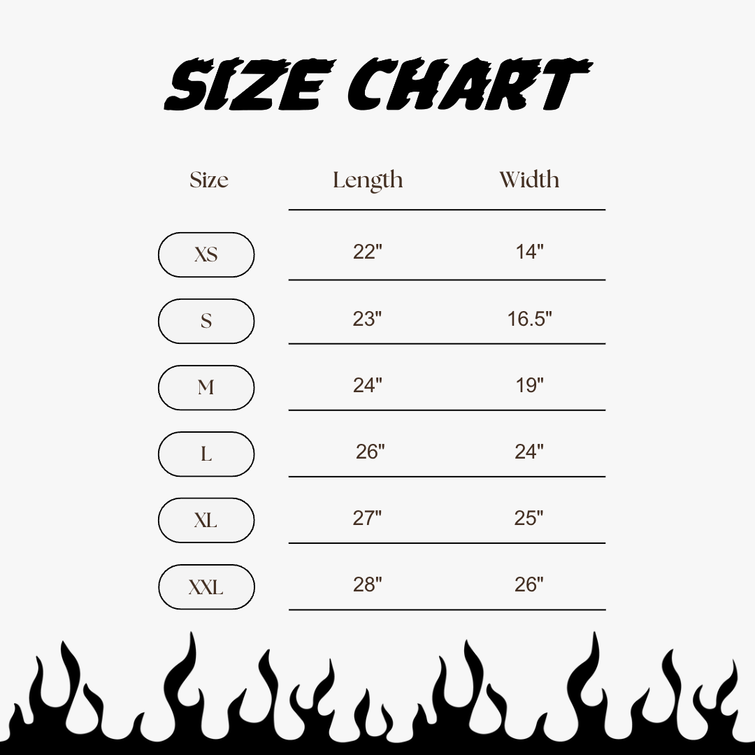 AXEL CO. CYCLES THERMAL SIZE CHART