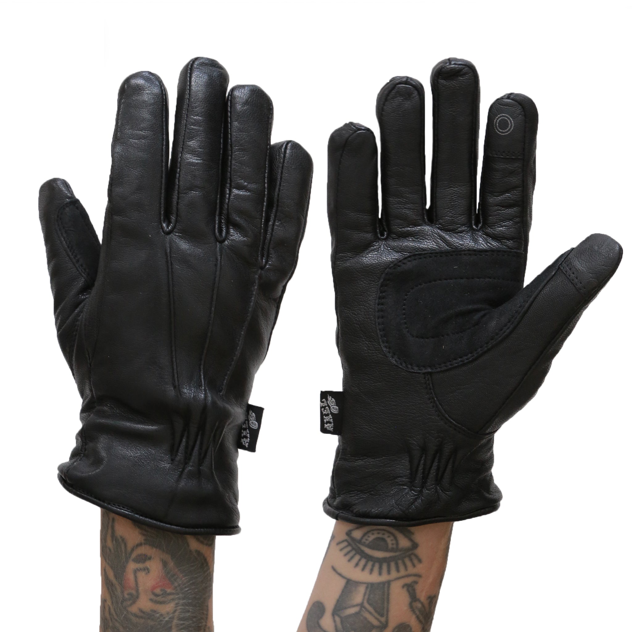 Axel Co Leather Cold-Weather Gloves Vintage Style