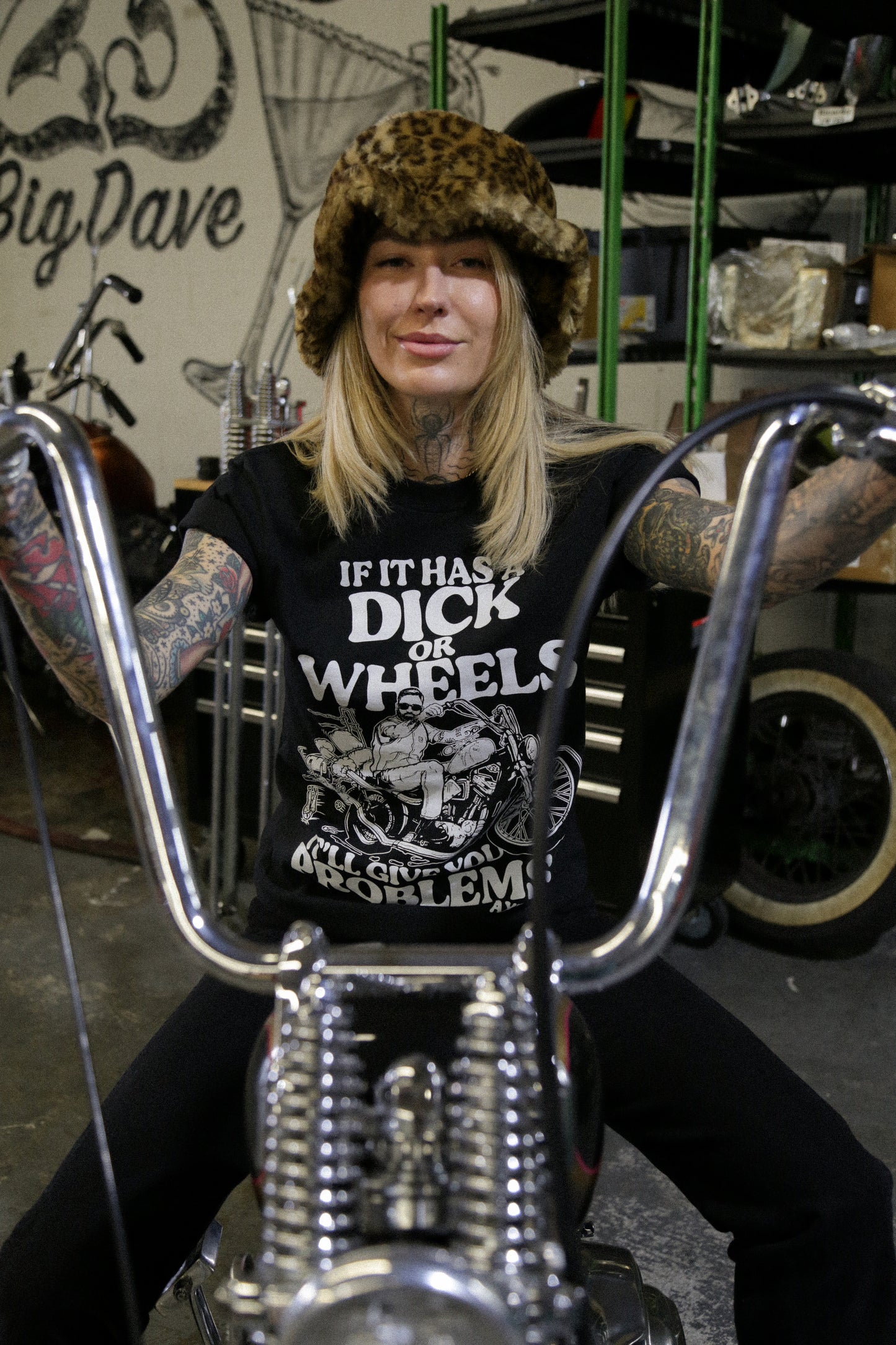 "DlCK OR WHEELS" TEE