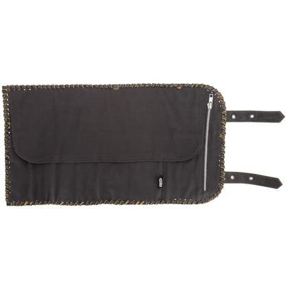 Black Tool Roll with Tools