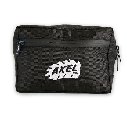 BLACK MOTORCYCLE BAR BAG