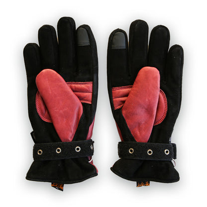 BURGUNDY WATERPROOF LINED WINTER GLOVES