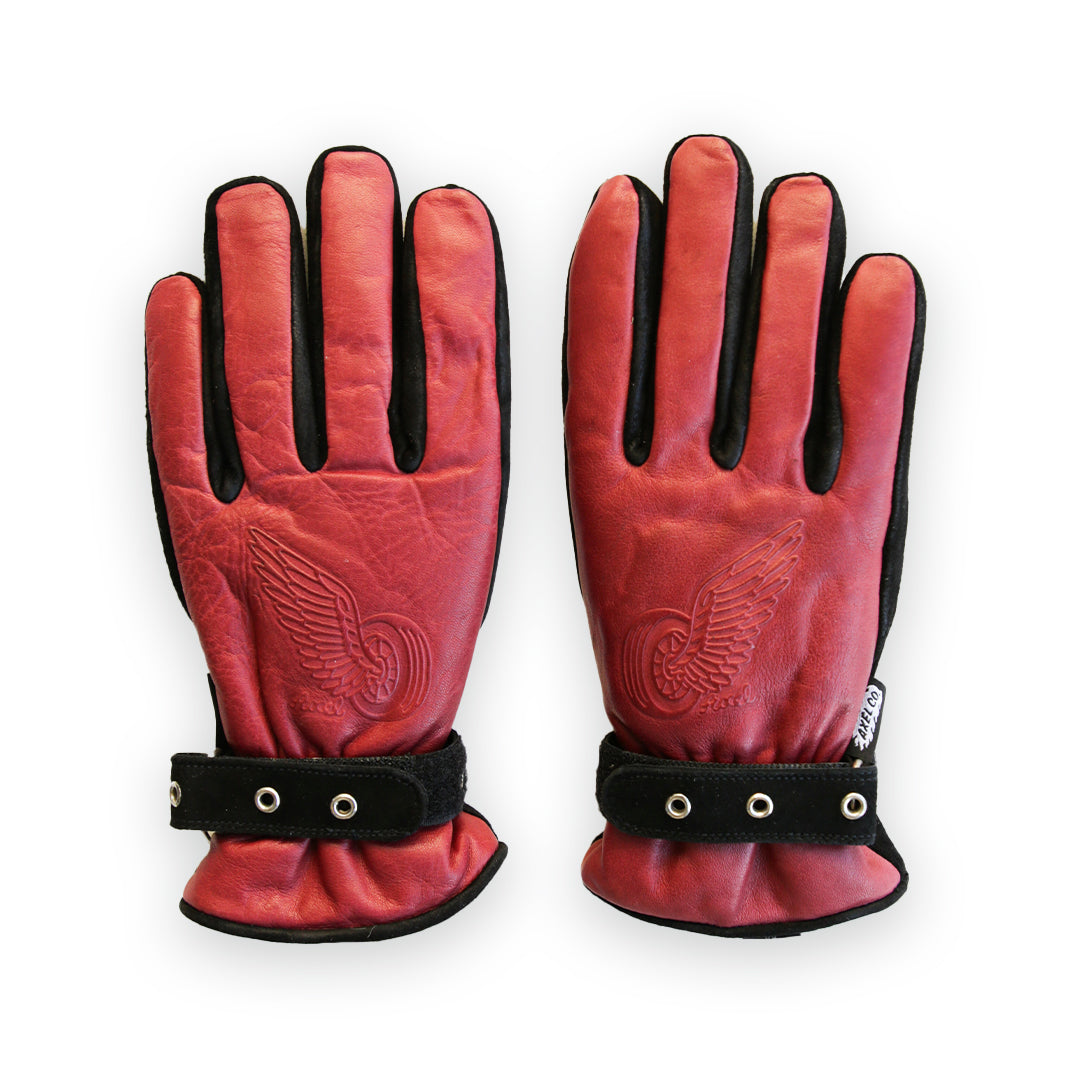 BURGUNDY WATERPROOF LINED WINTER GLOVES