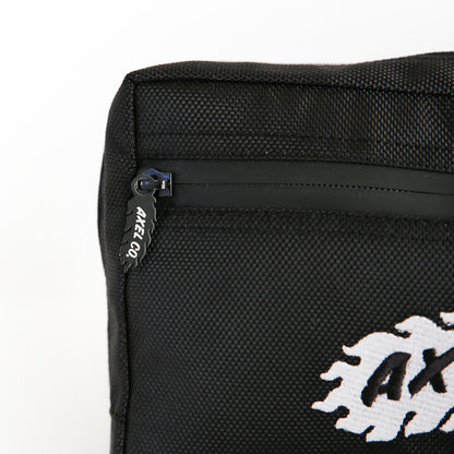 BLACK MOTORCYCLE BAR BAG