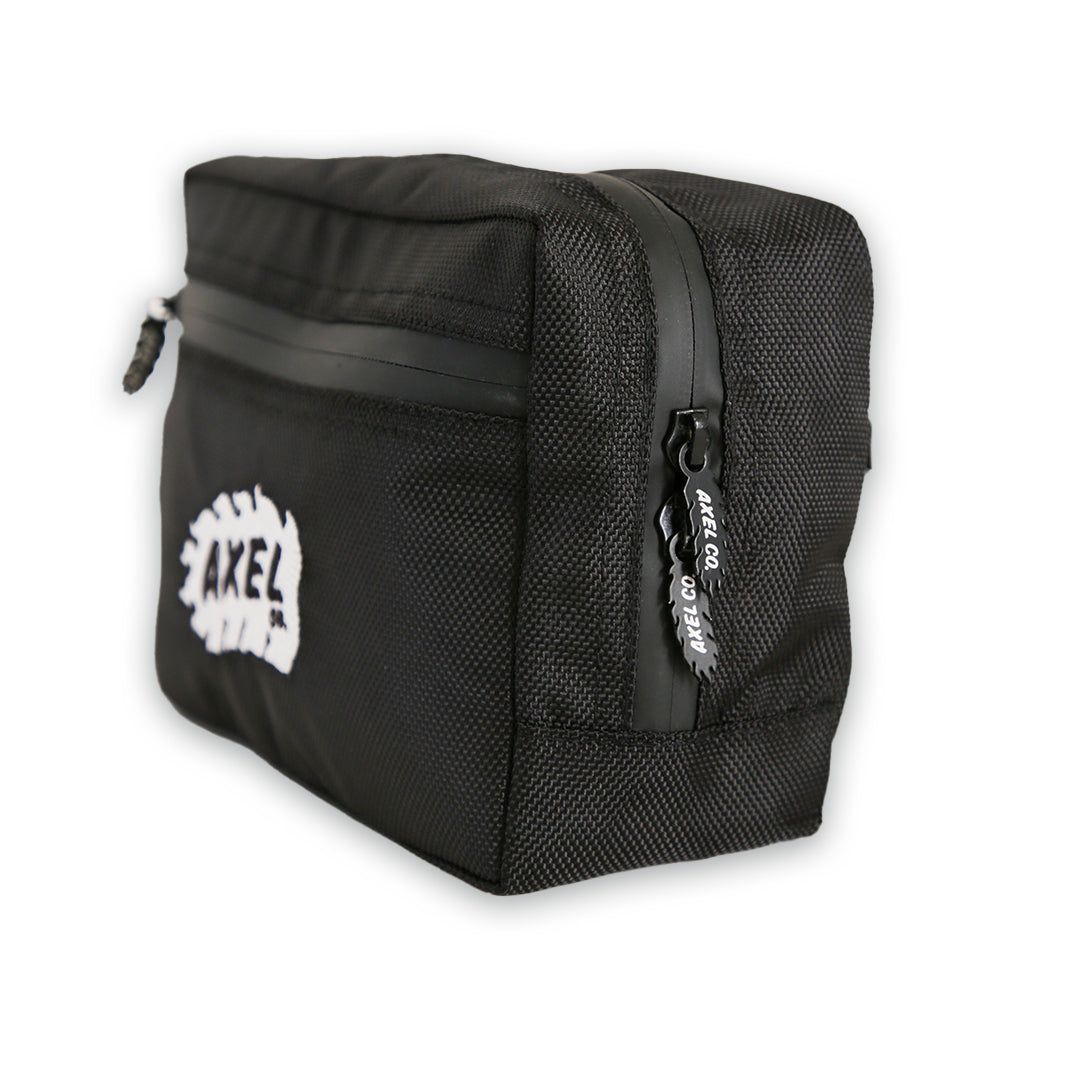 BLACK MOTORCYCLE BAR BAG