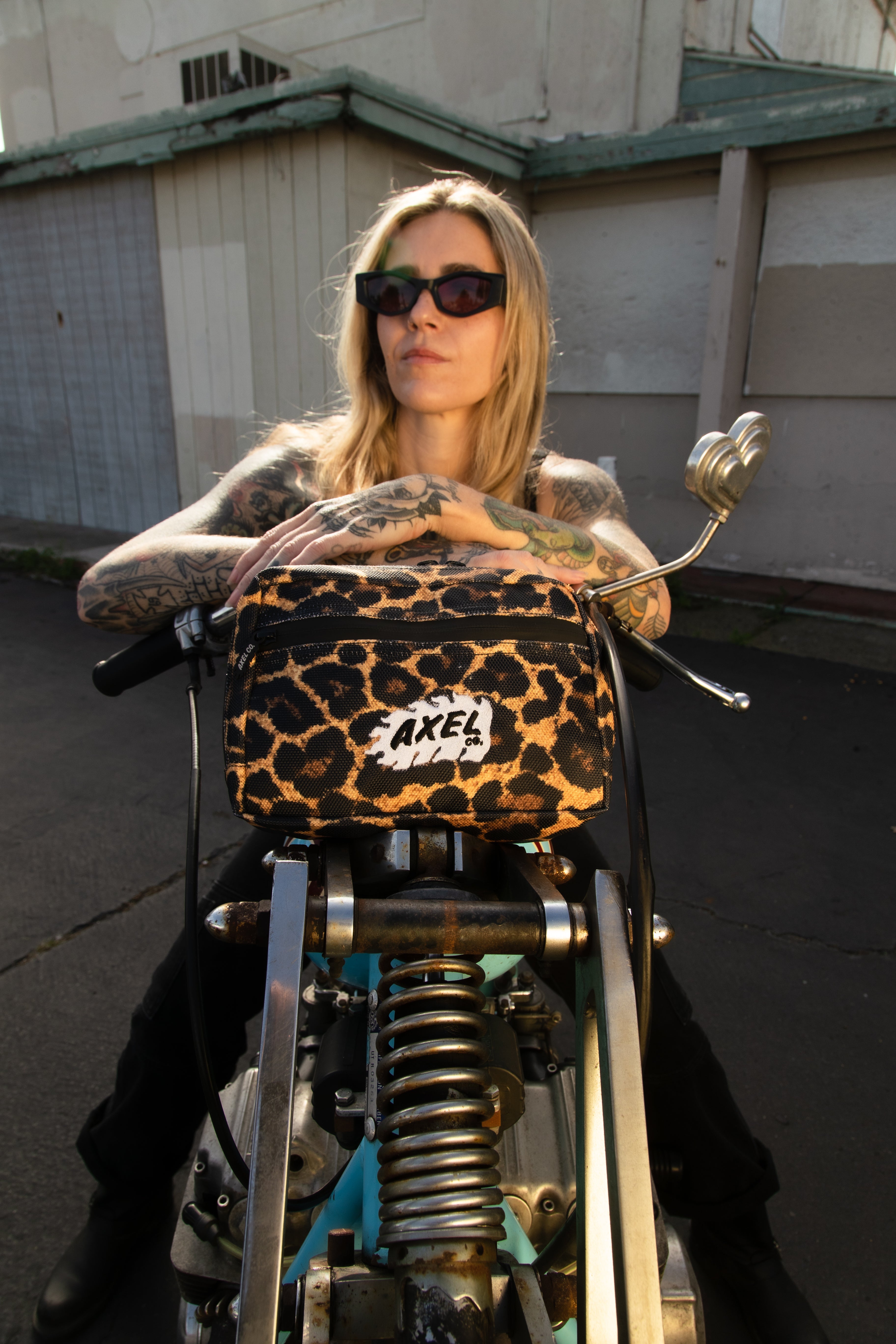 Leopard Motorcycle Bag for Rider – AXEL CO.