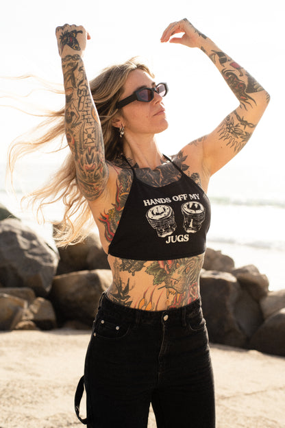 Hands Off My Jugs Halter Top