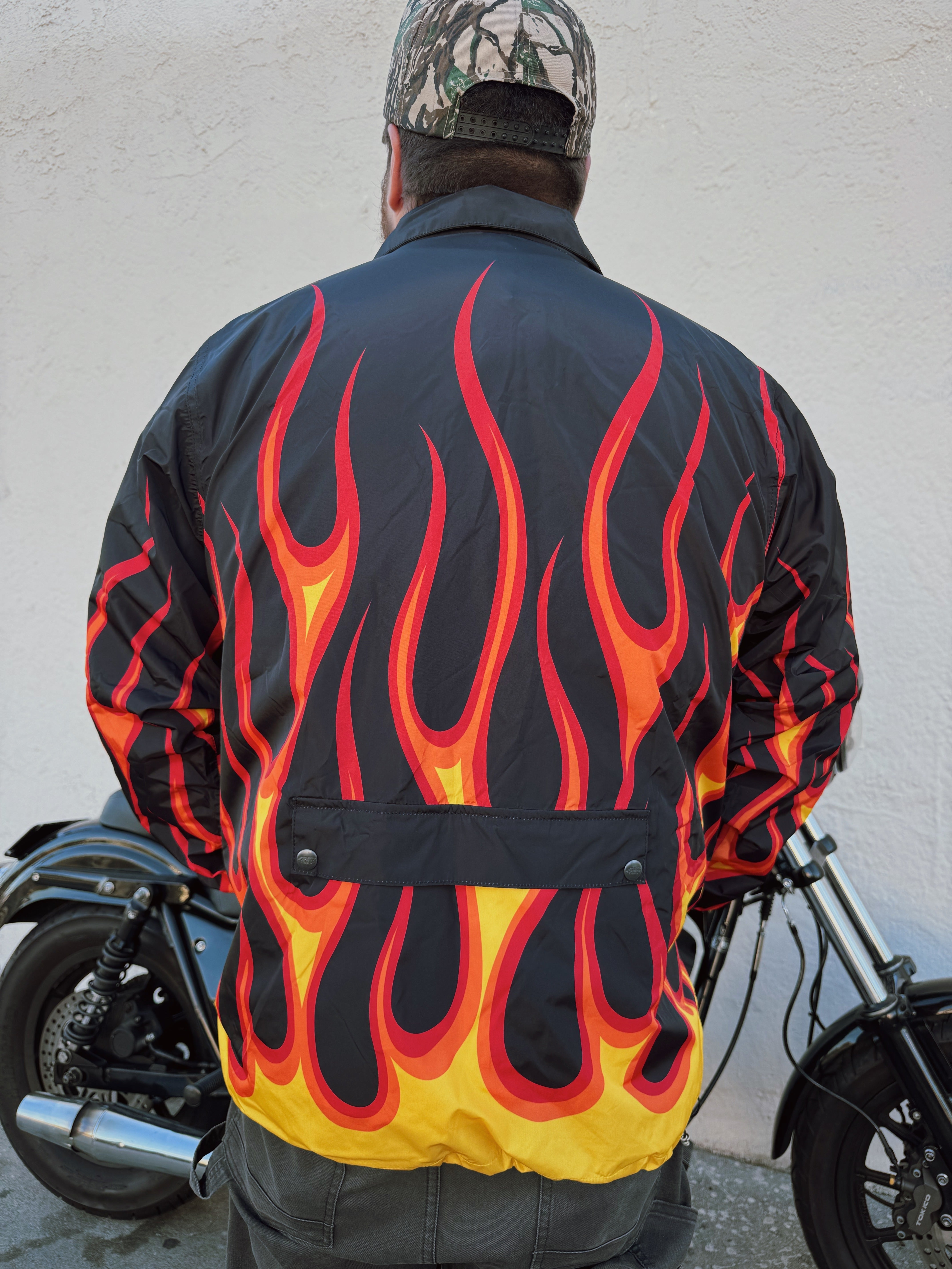 Axel Co Flamed Wind Breaker Jacket