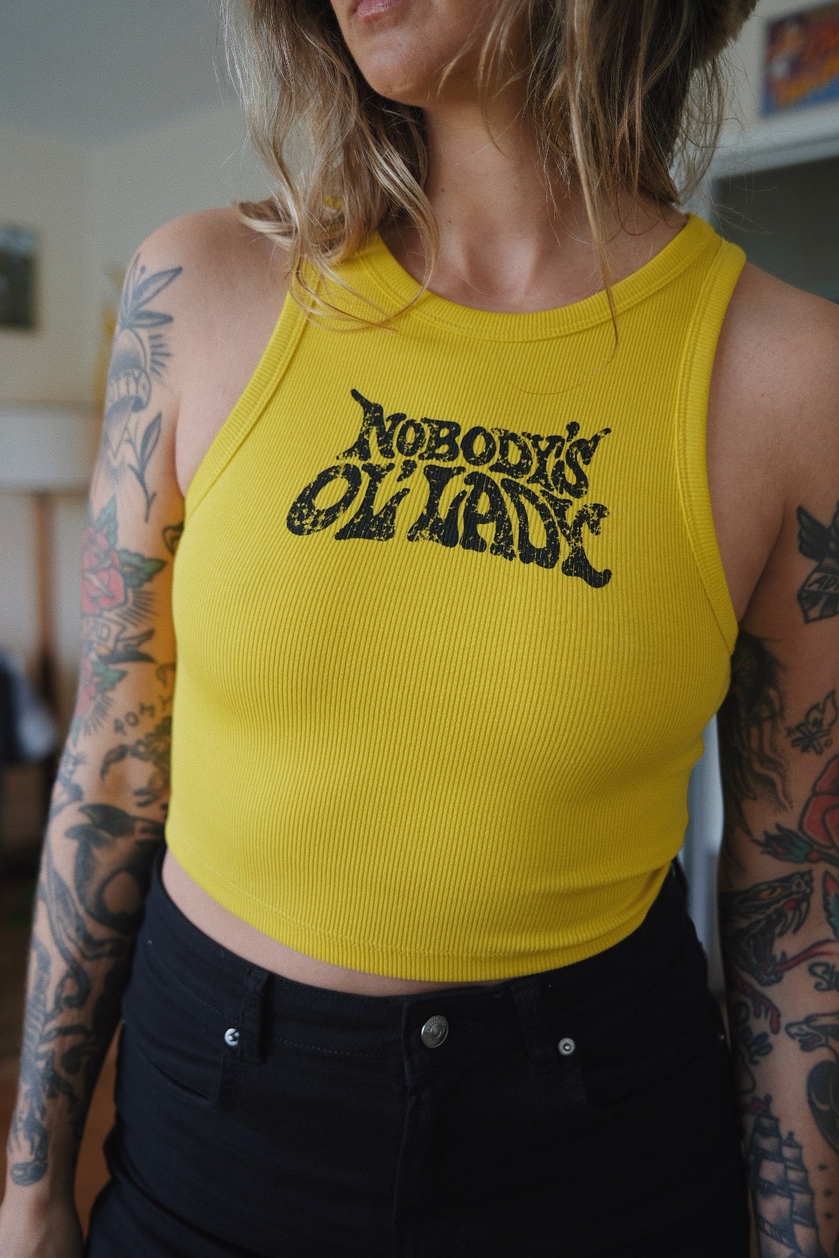 NOBODYS OL' LADY TANK TOP