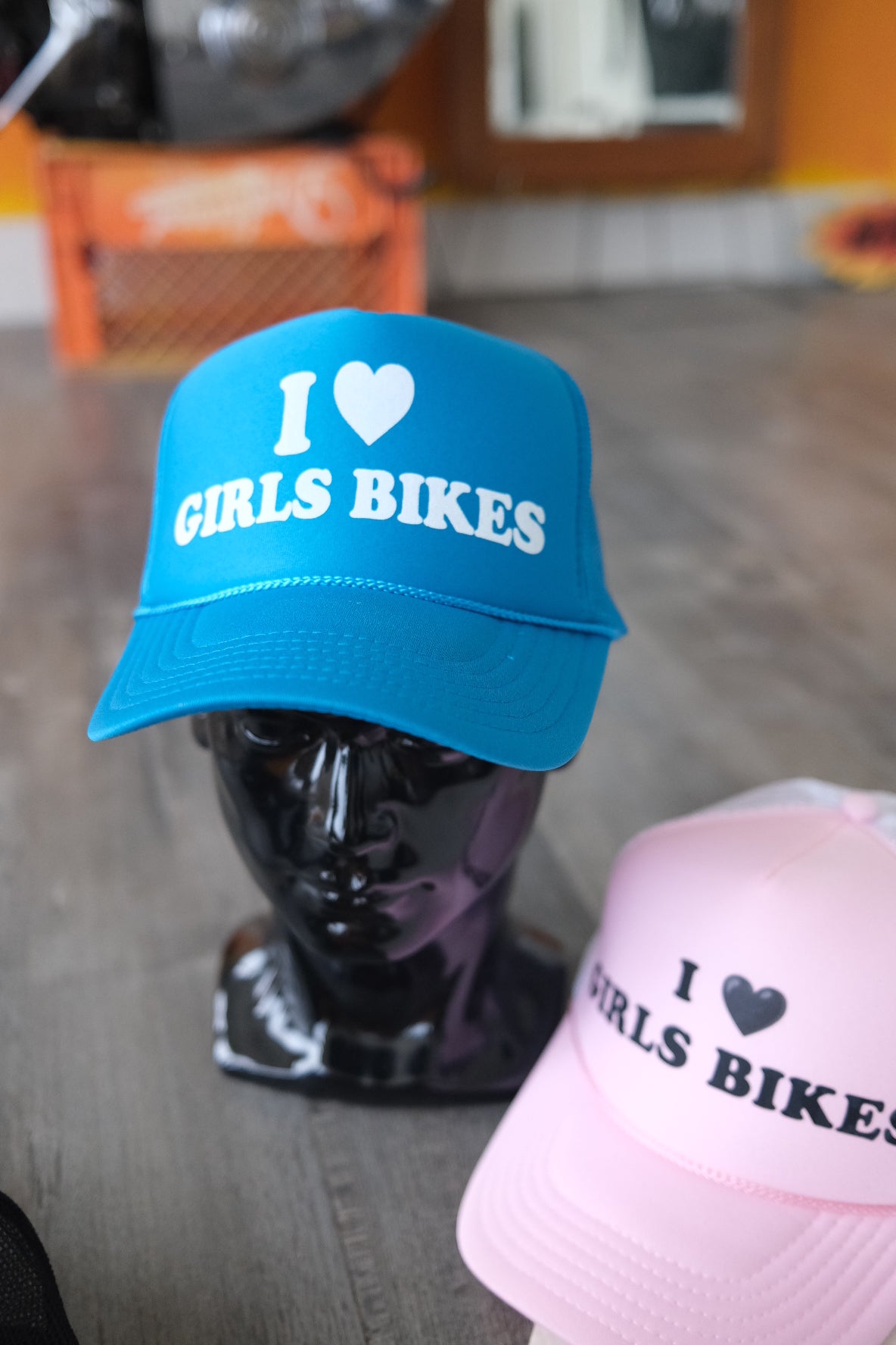 "I Love Girls Bikes" Hat