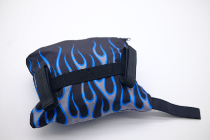 Axel Co Blue Flamed Wind Breaker Jacket