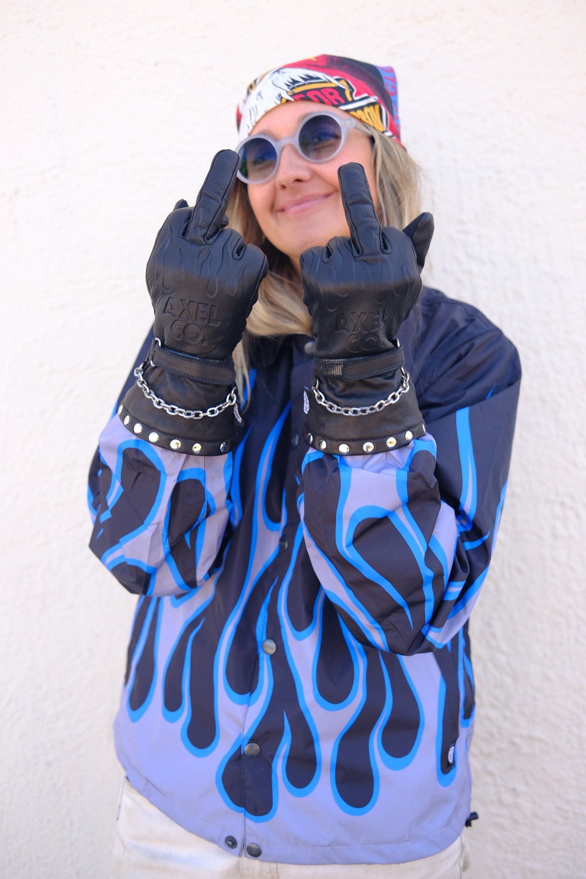 Axel Co Cold Weather Gauntlet Chain Gloves