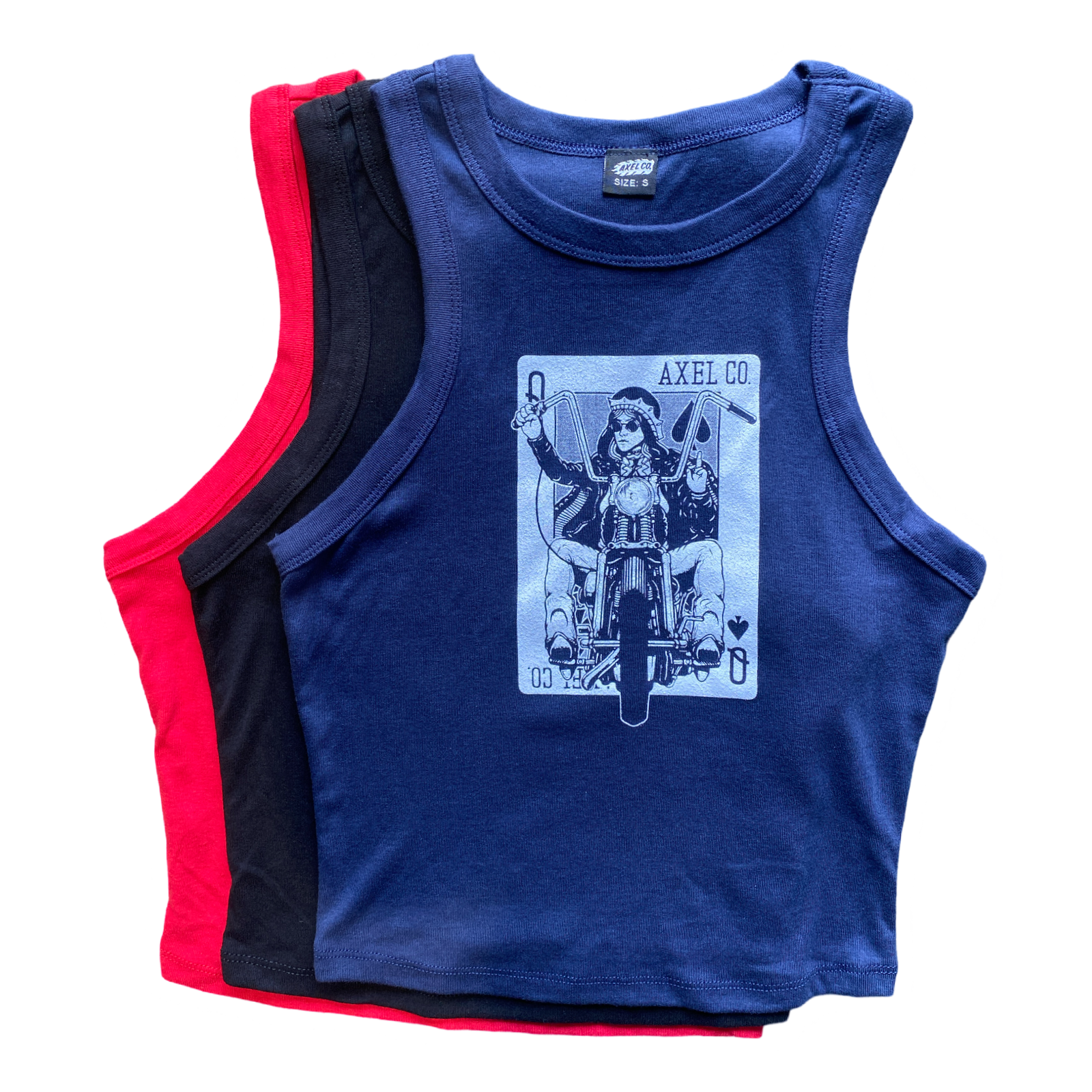 QUEEN OF SPADES TANK TOP