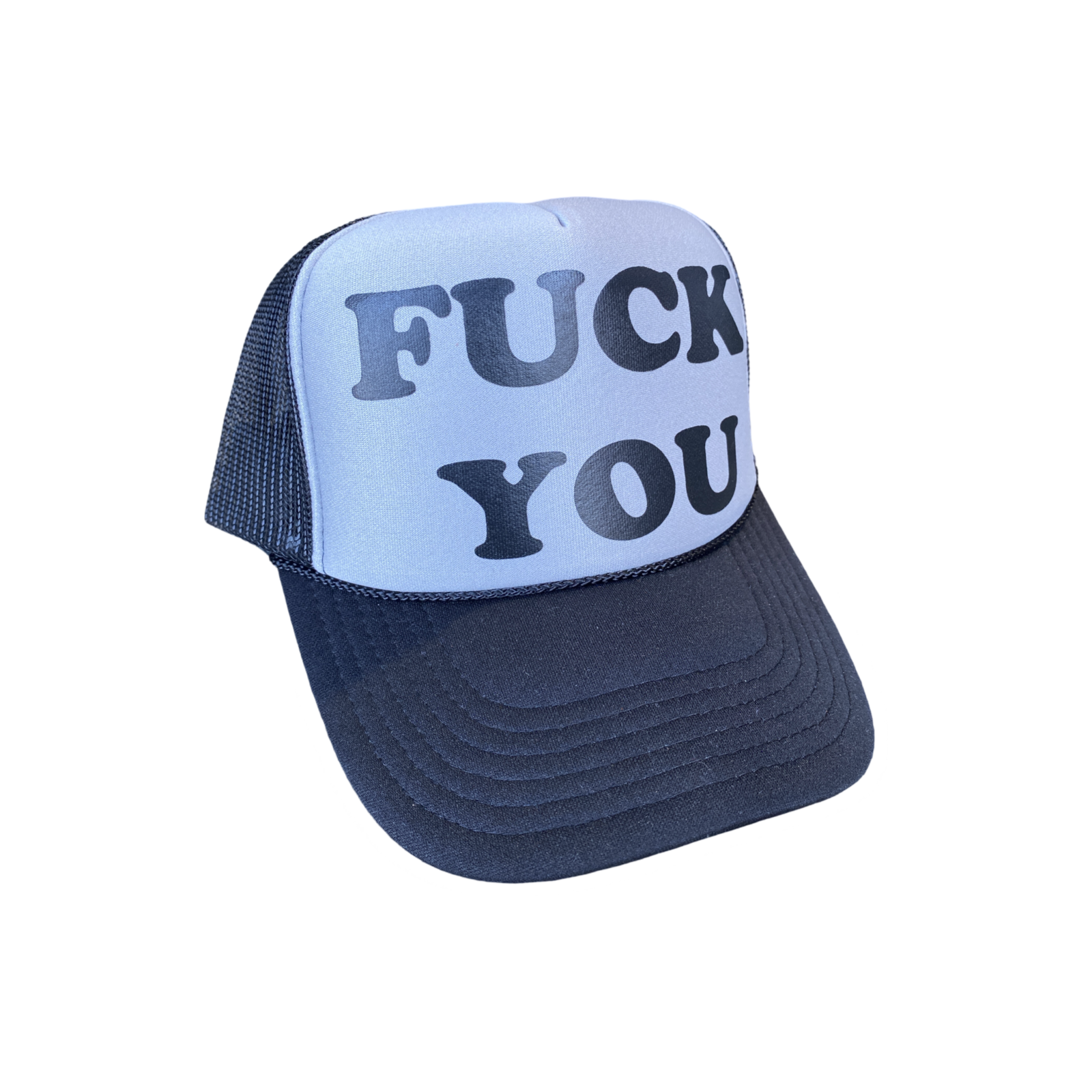 ONE OF A KIND GREY TRUCKER HAT