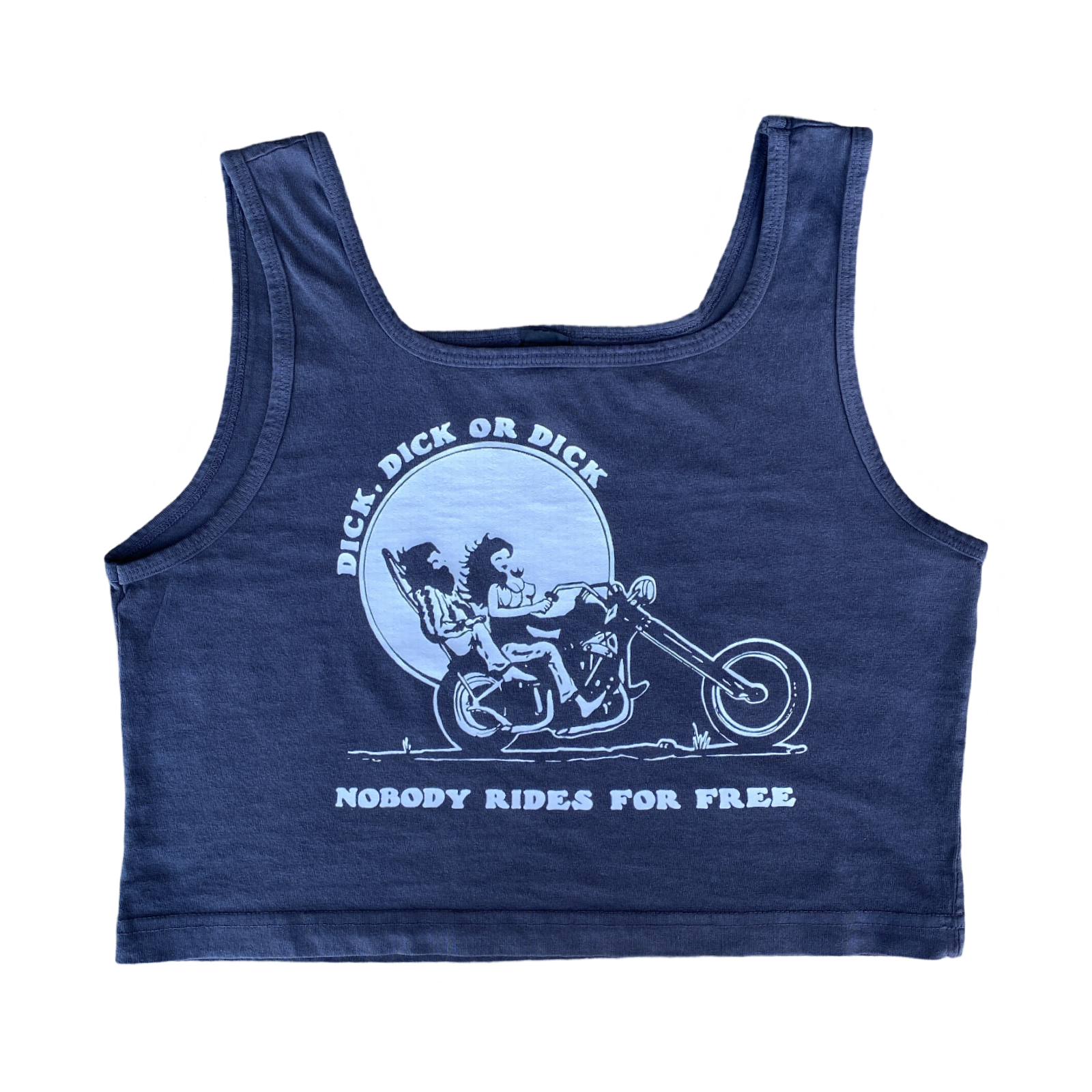 ONE OF A KIND 'NOBODY RIDES FOR FREE' TANK TOP