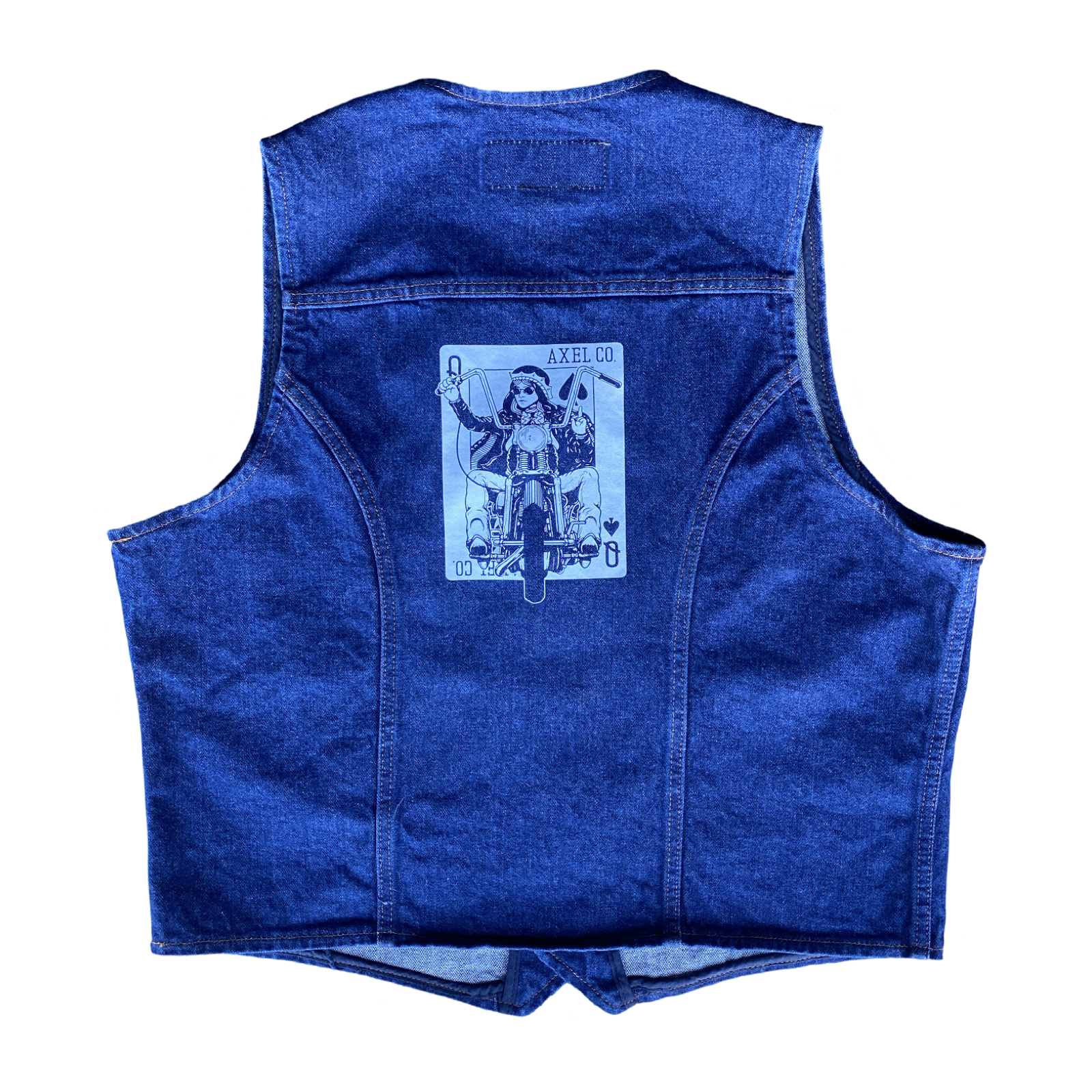 ONE OF A KIND WRANGLER QUEEN OF SPADES VEST