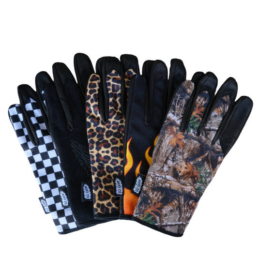 MESH TOP MOTORCYCLE GLOVES