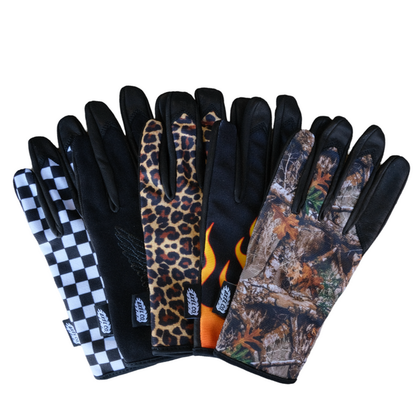riders trend handschuhe Axel Co Unisex Leather Motorcycle Gloves. Black Mesh Top Gloves