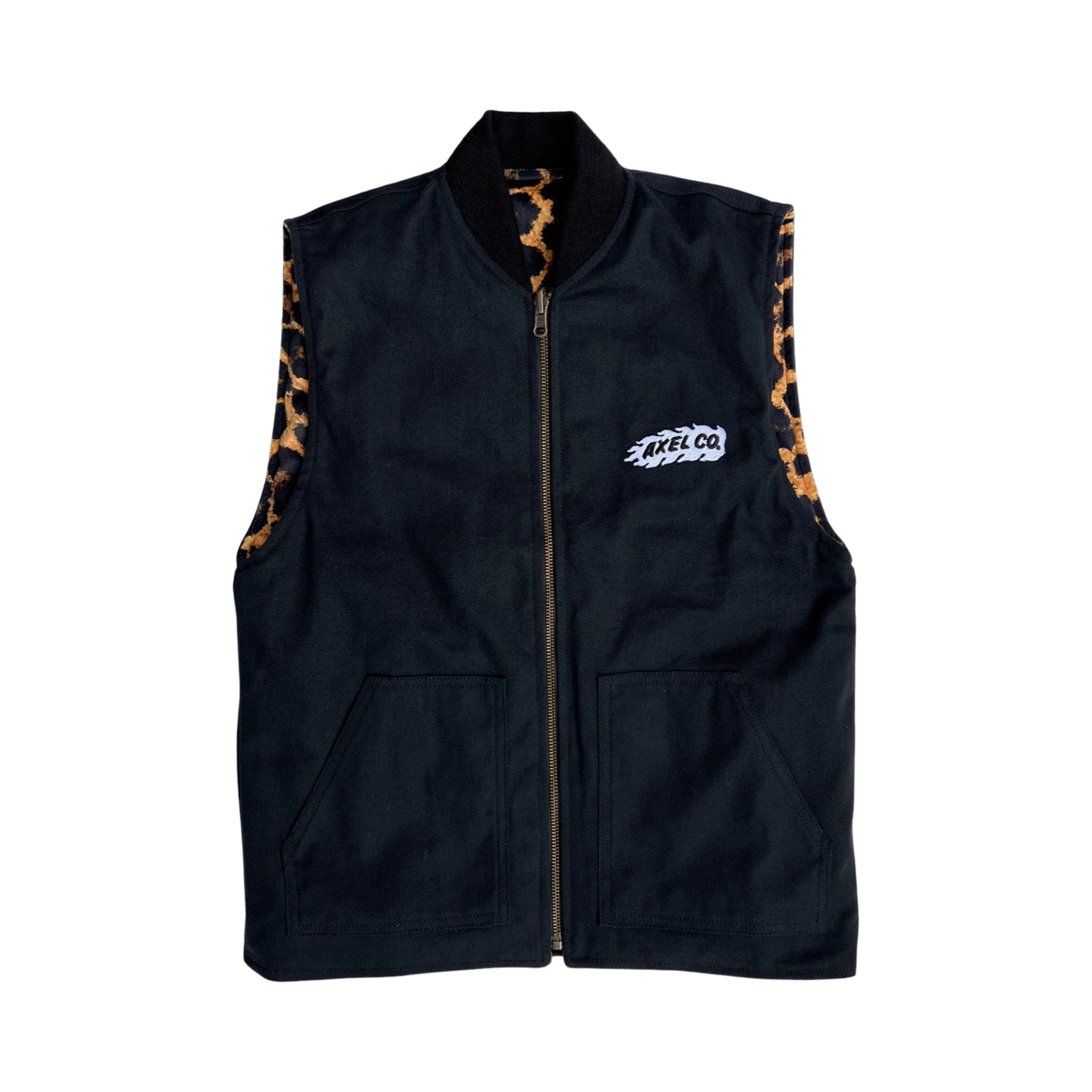 LEOPARD MOTORCYCLE VEST