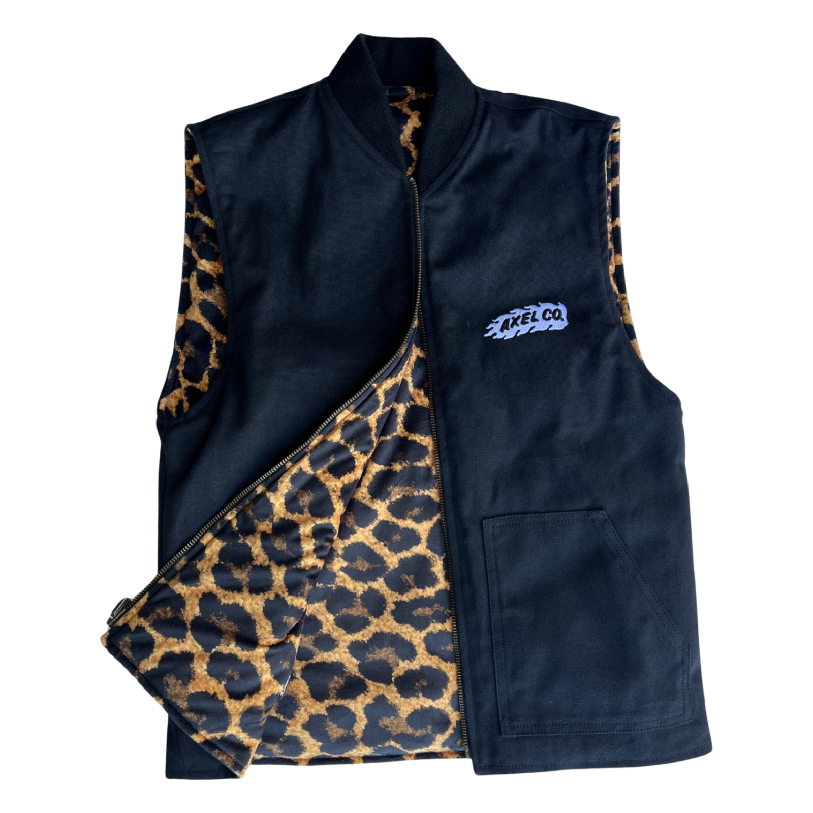 LEOPARD MOTORCYCLE VEST