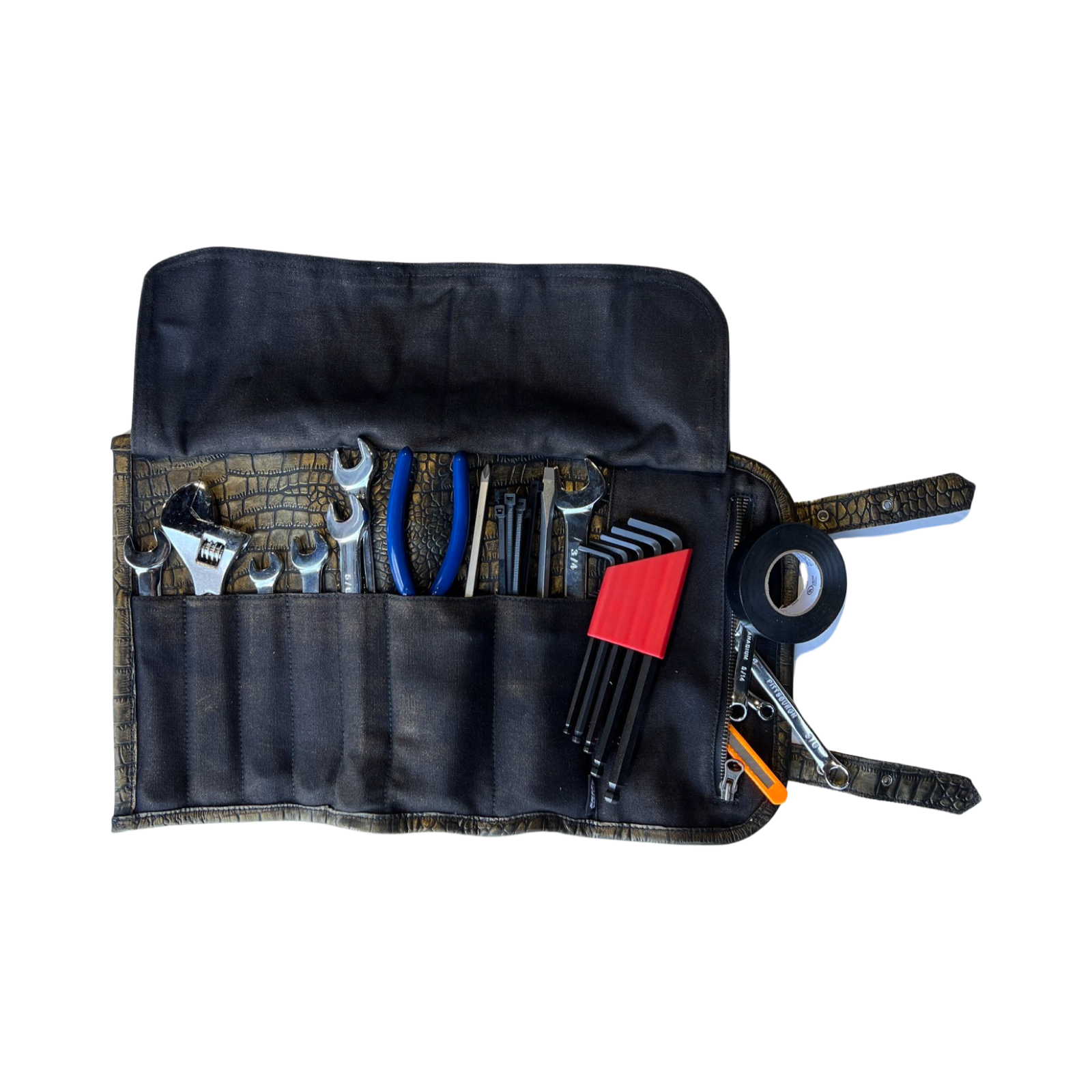 ALLIGATOR TOOL ROLL WITH TOOLS