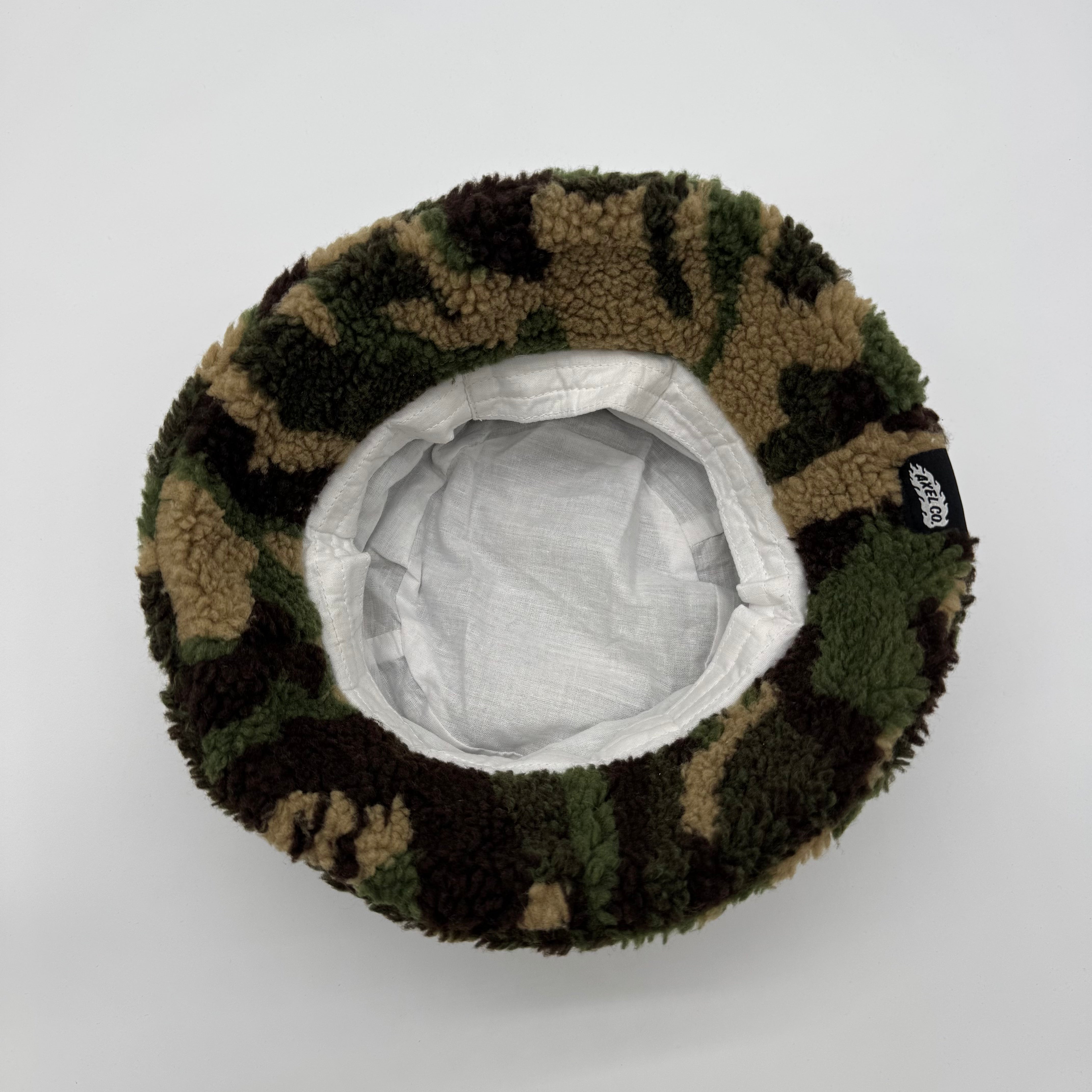 Fuzzy Camo Bucket Hat