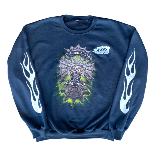 ONE OF A KIND ORANGE COUNTY CHOPPERS CREWNECK