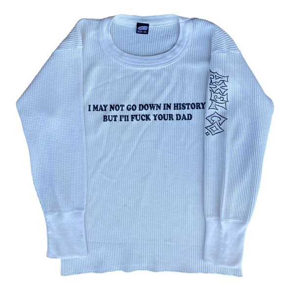 One of a Kind Vintage White Thermal – AXEL CO