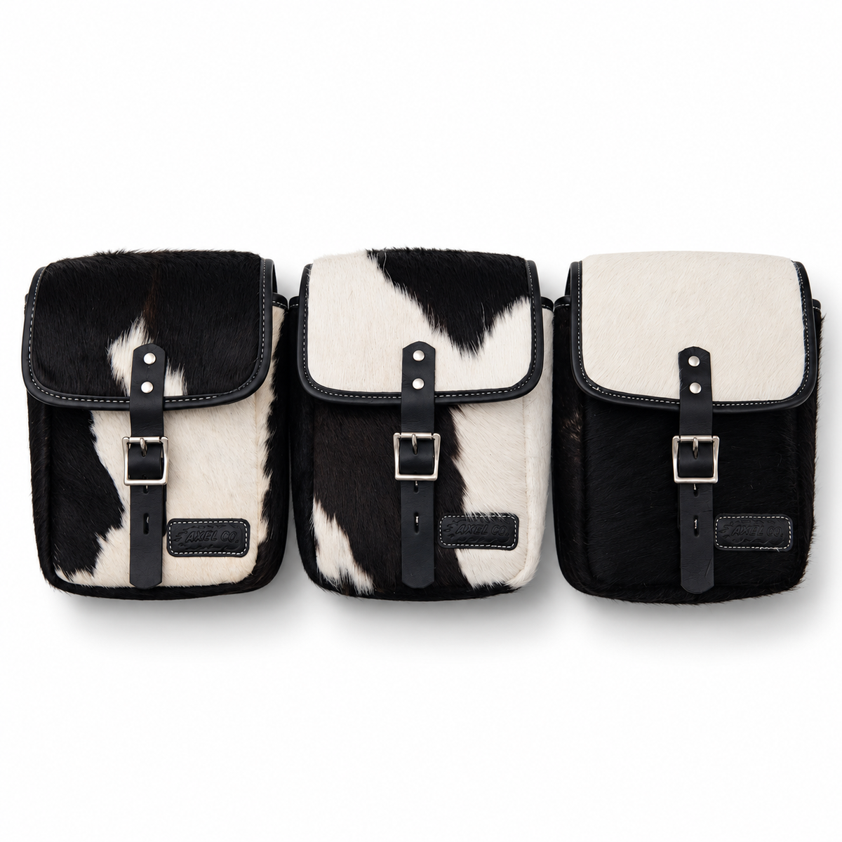 Axel Co Furry Cowhide Sissy Bar Bag