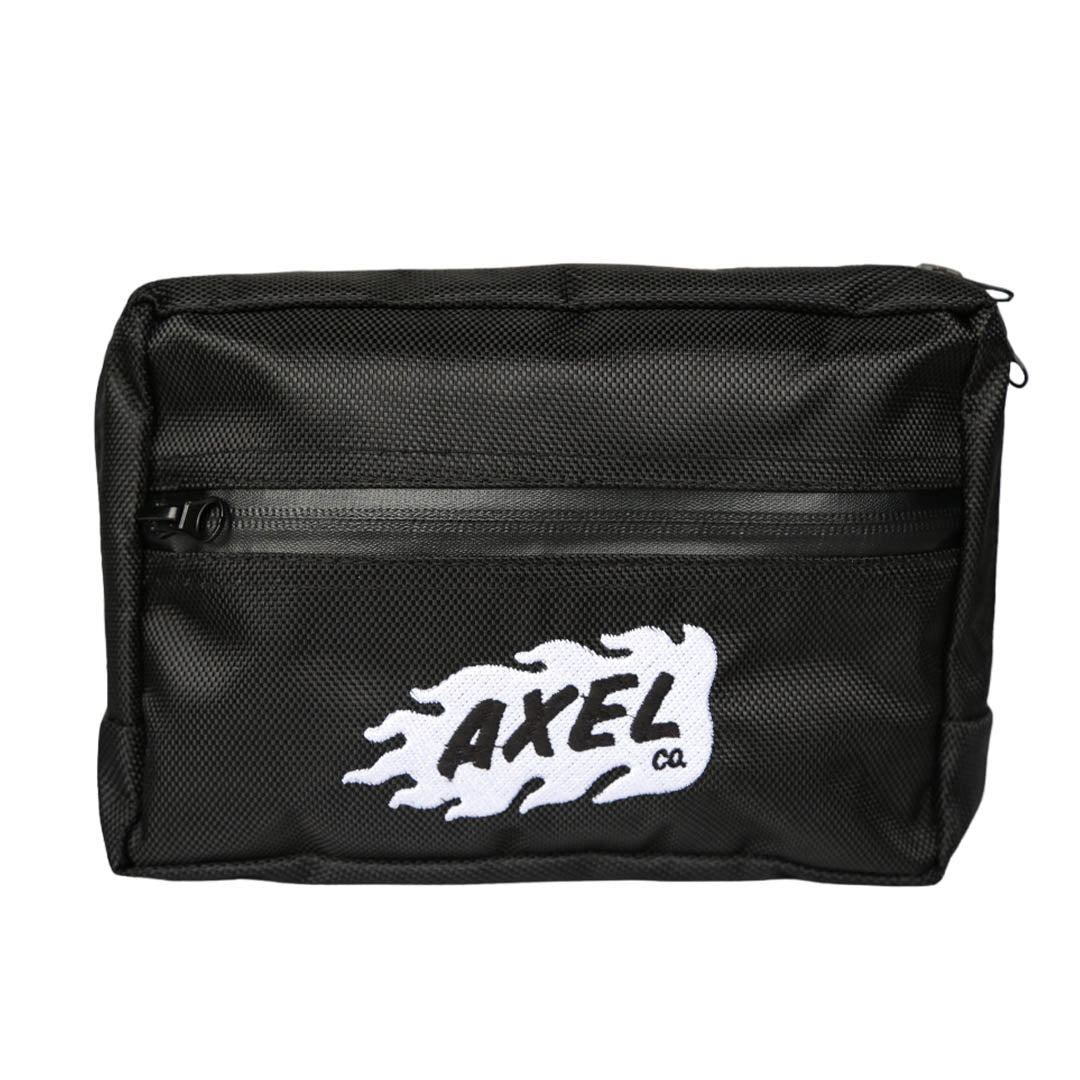 Axel Co  Black Motorcycle Bar Bag