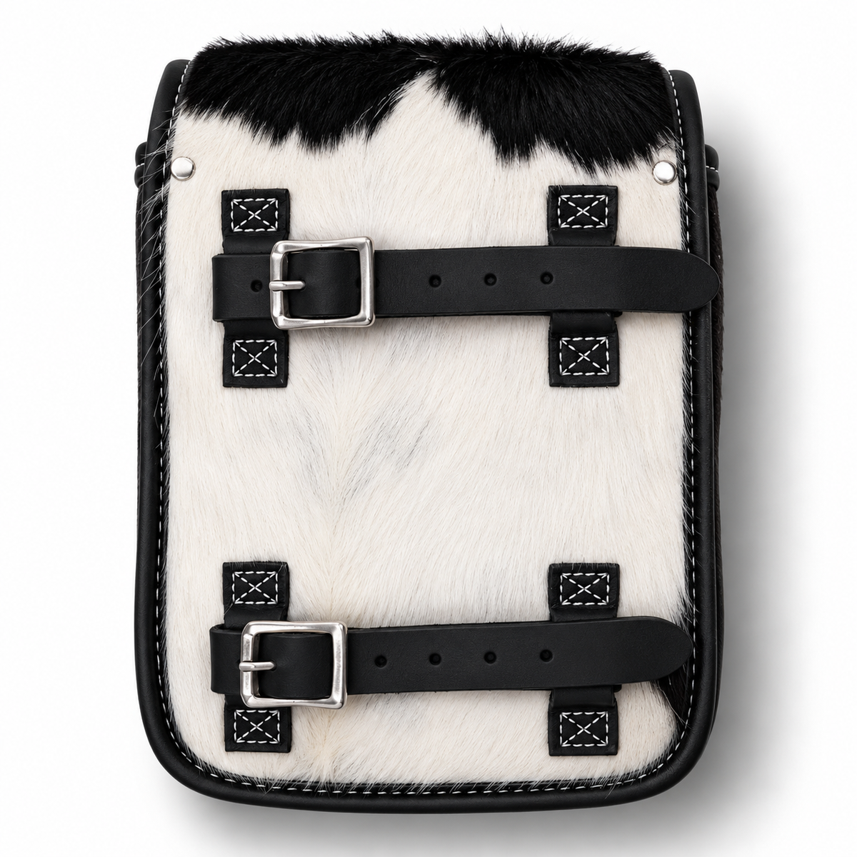 Axel Co Furry Cowhide Sissy Bar Bag