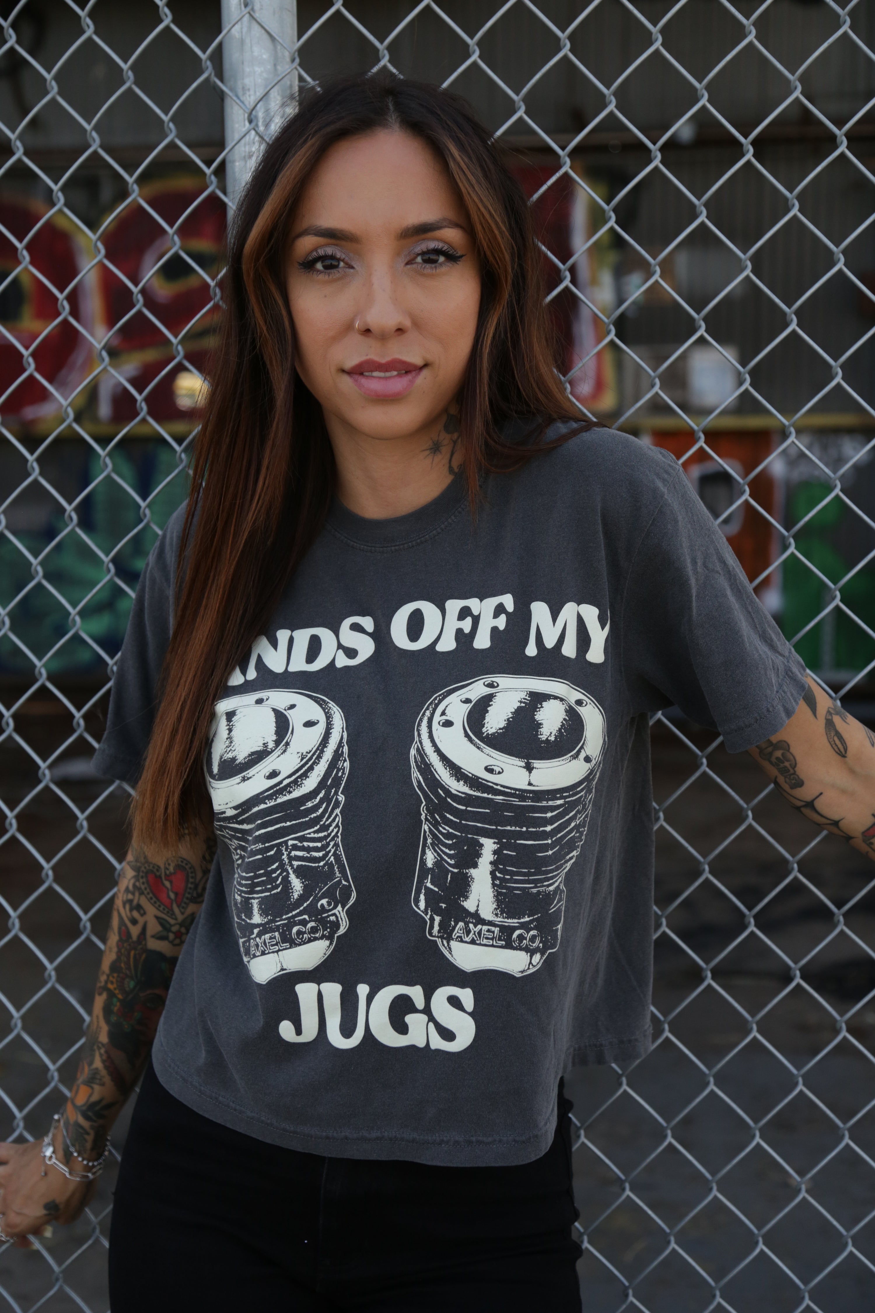 HANDS OFF MY JUGS TEE