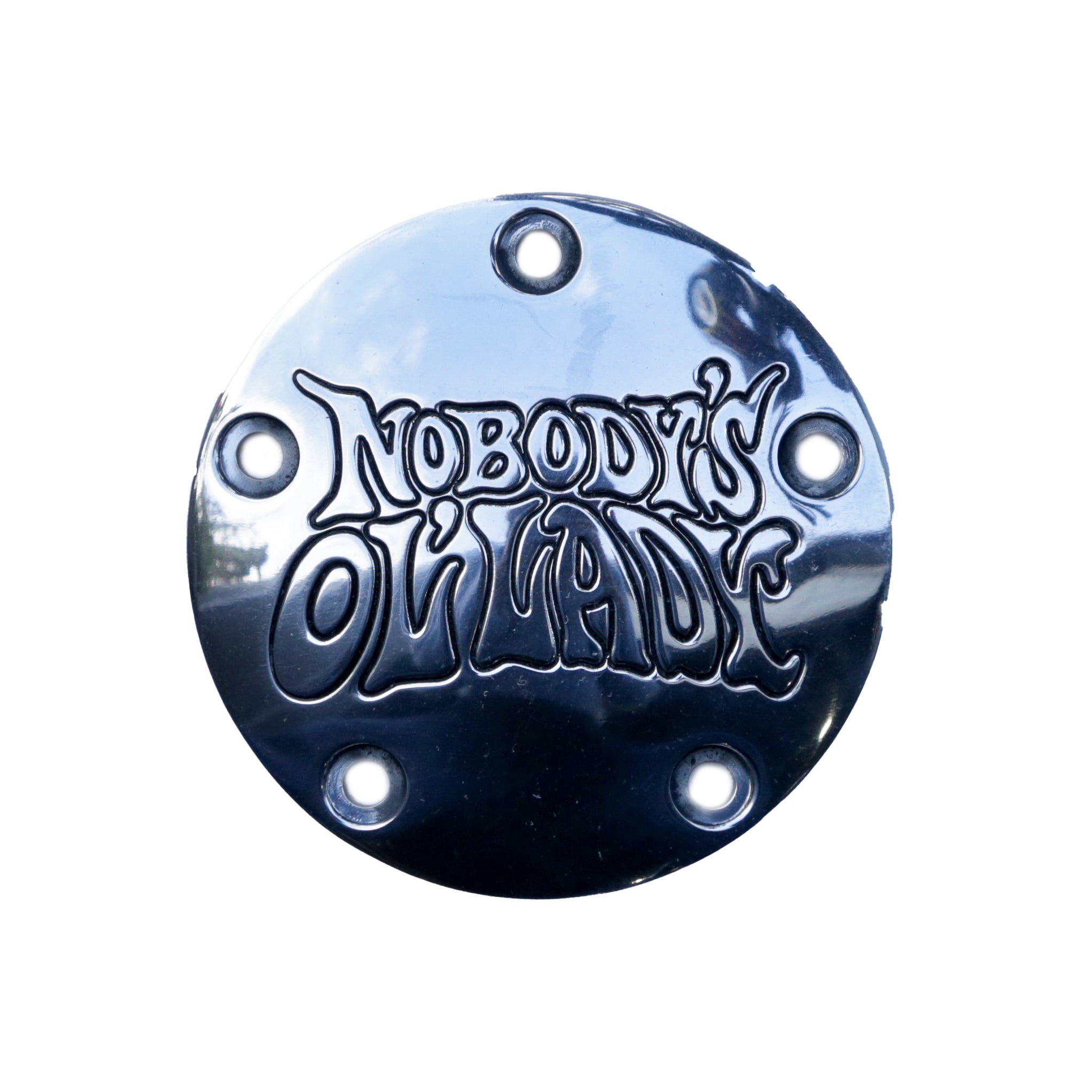 "NOBODY'S OL' LADY" MOTORCYCLE POINTS COVER