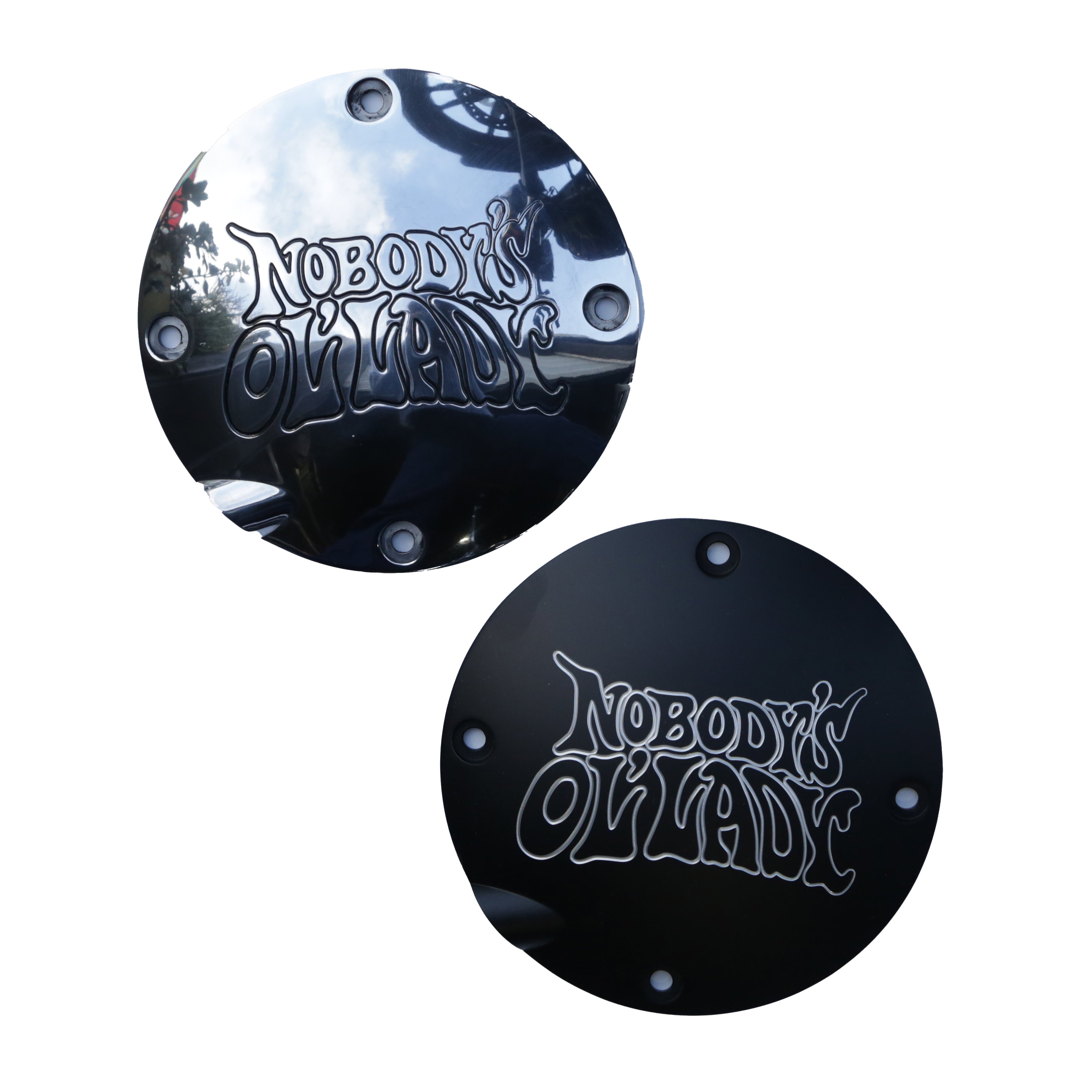 "NOBODY'S OL'LADY" SPORTSTER DERBY COVER