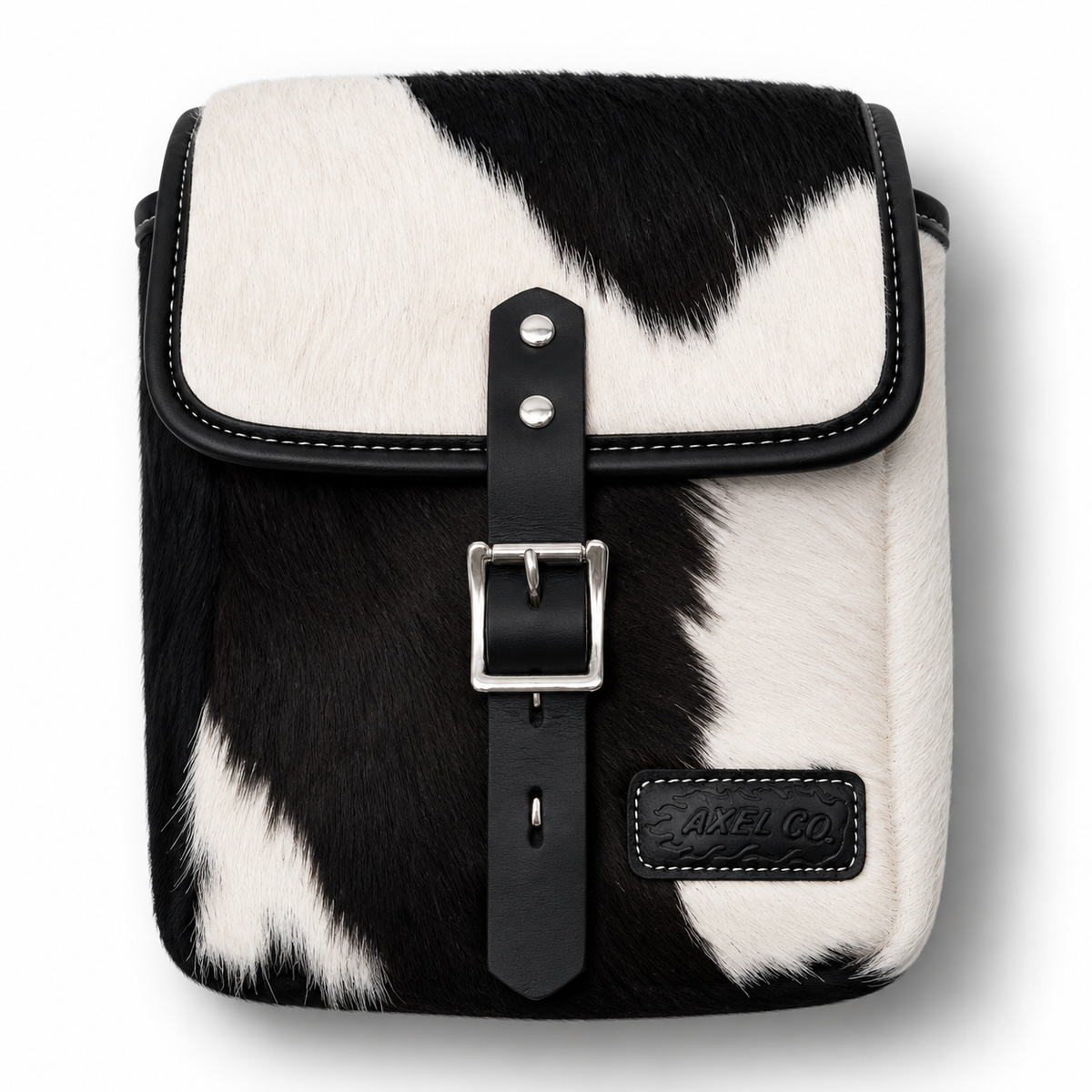 Axel Co Furry Cowhide Sissy Bar Bag