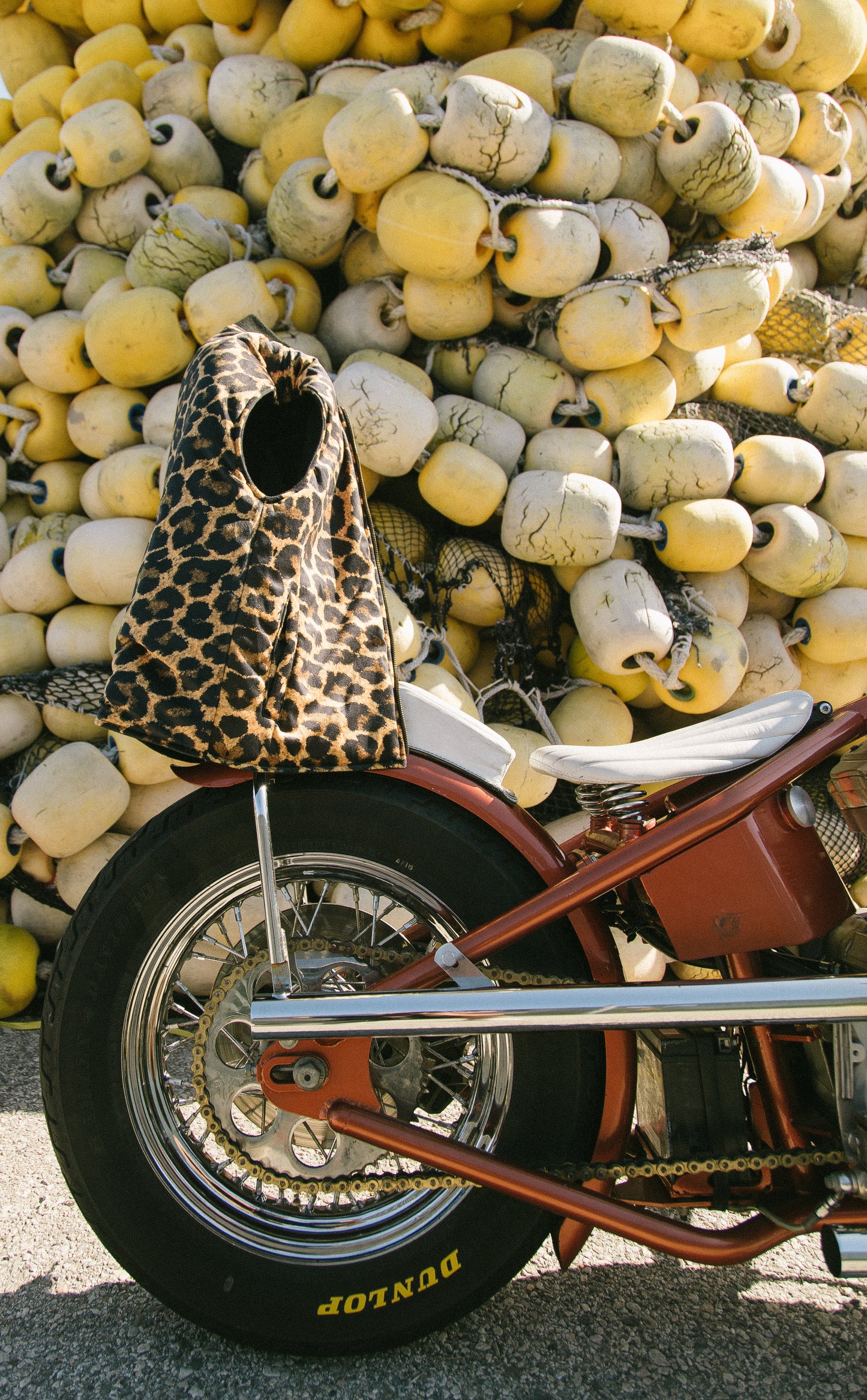 Axel Co Leopard Motorcycle Vest